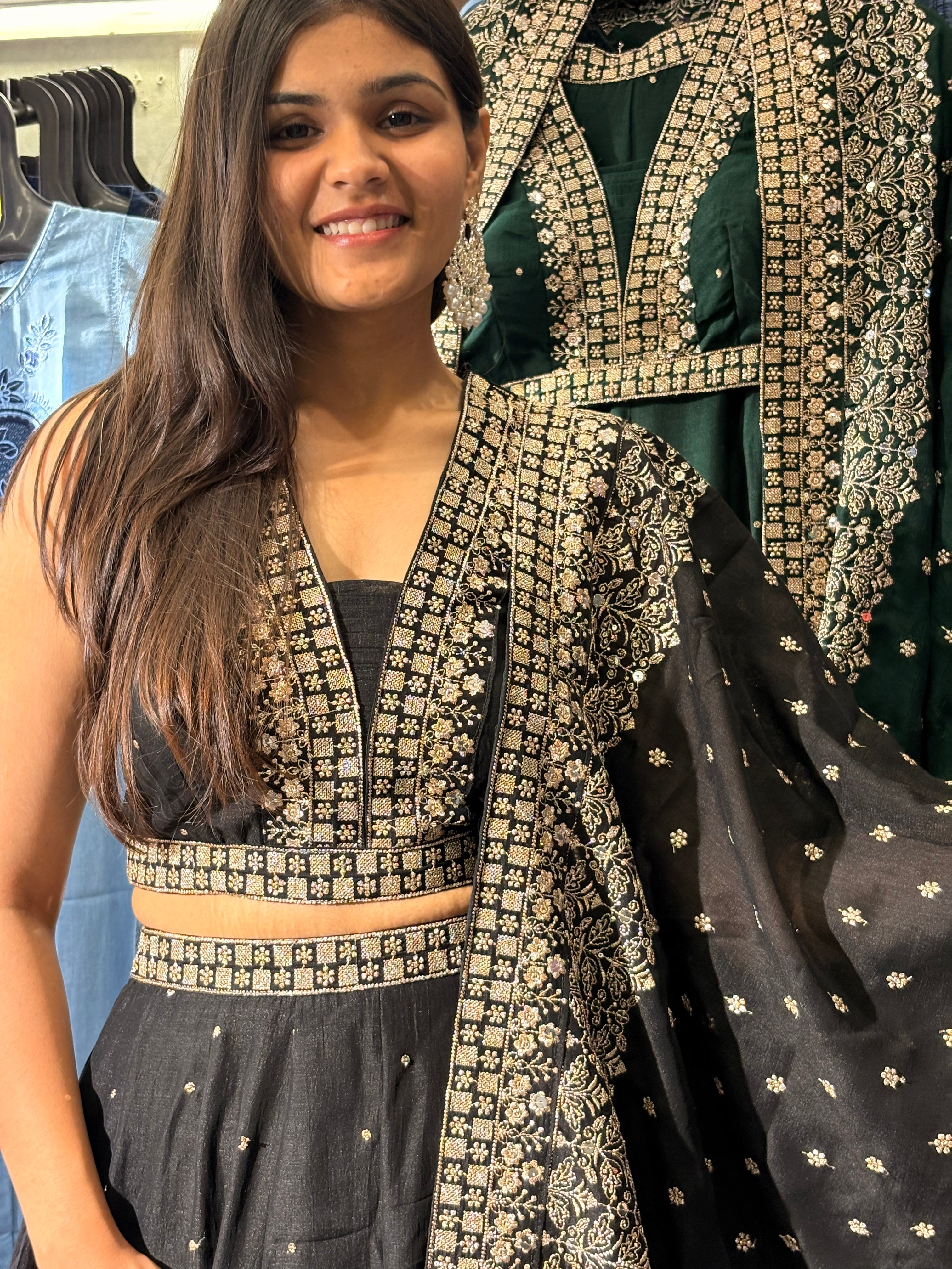 Image of Pure Silk 3 Piece Indo western