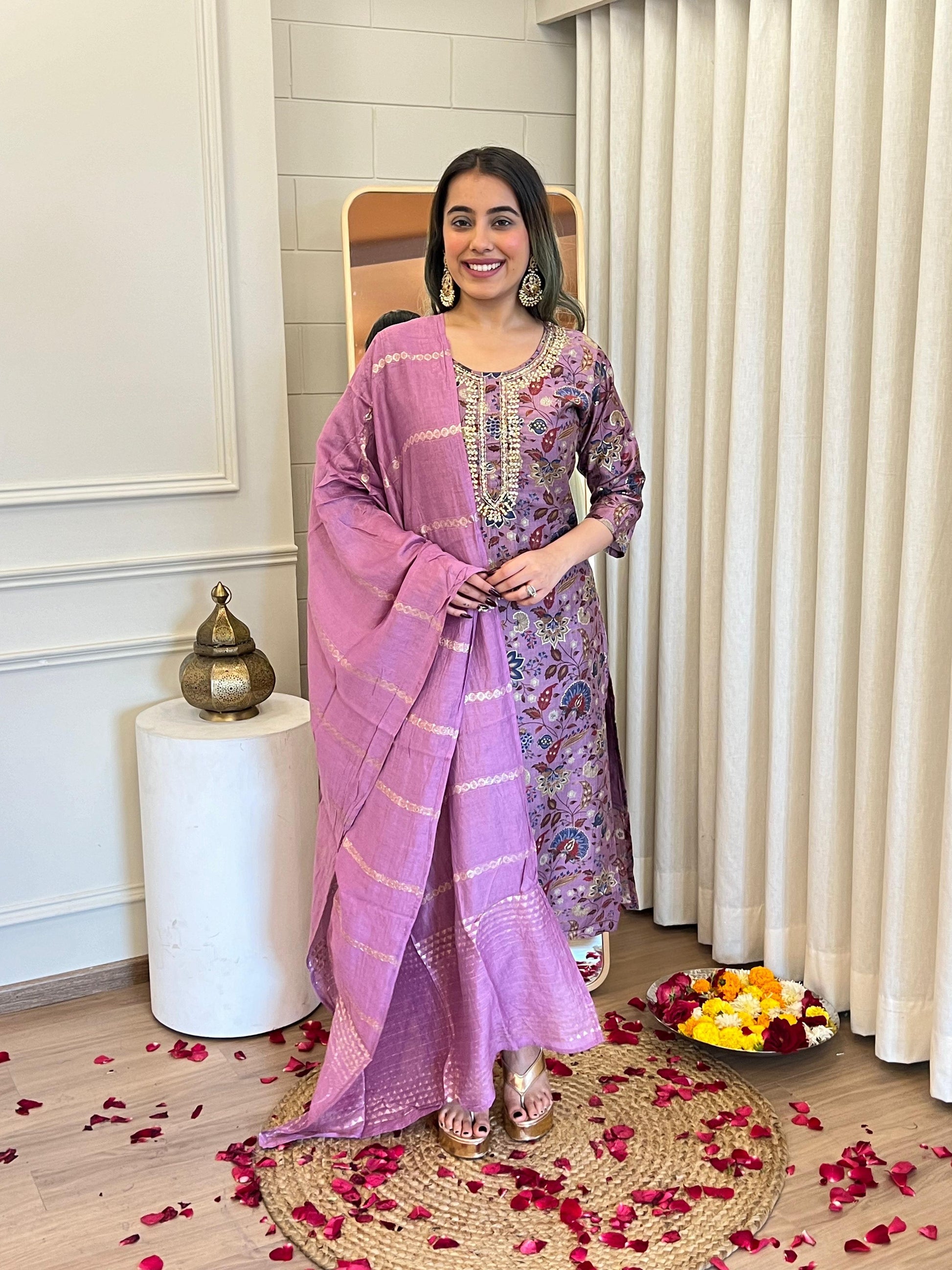 Pure Silk 3 Piece with Hand work