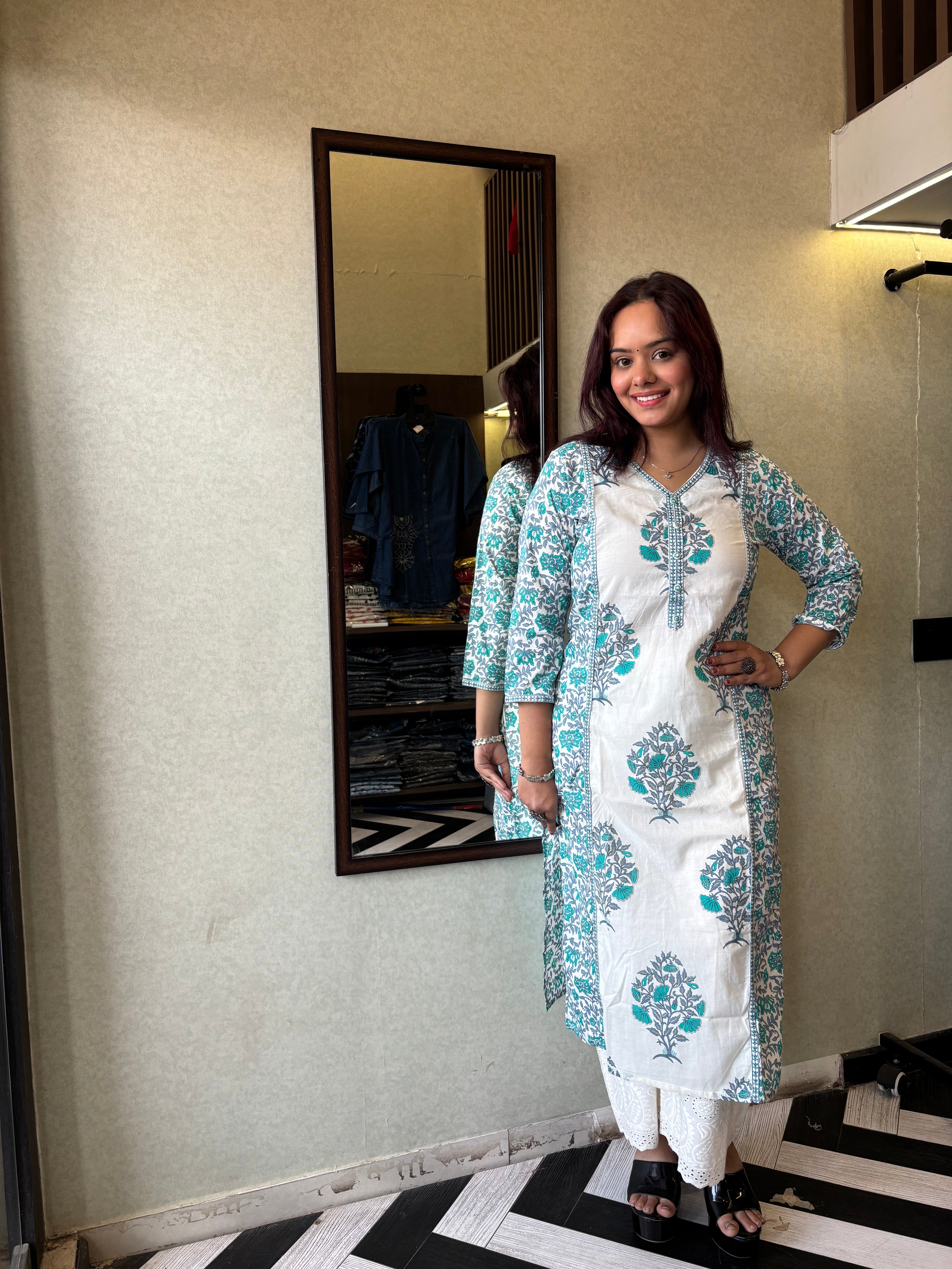 Pure Mull Cotton 3 Piece Cotton Set