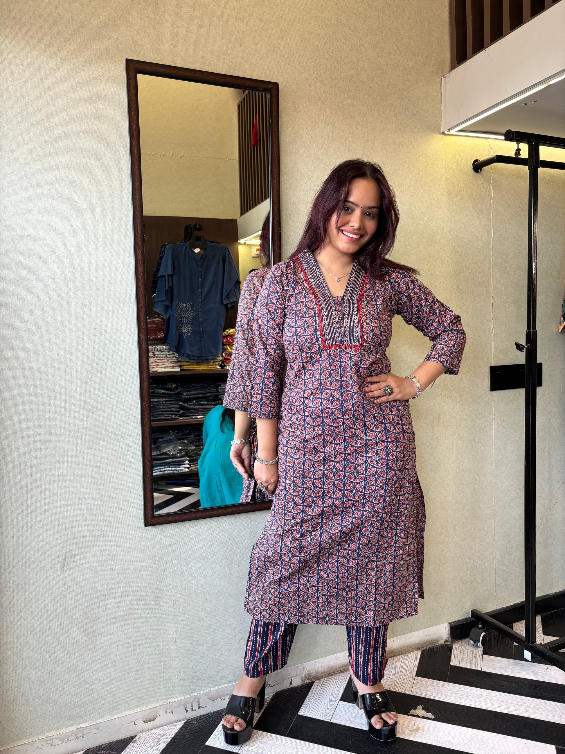 Pure Mull Cotton 3 Piece Cotton Set