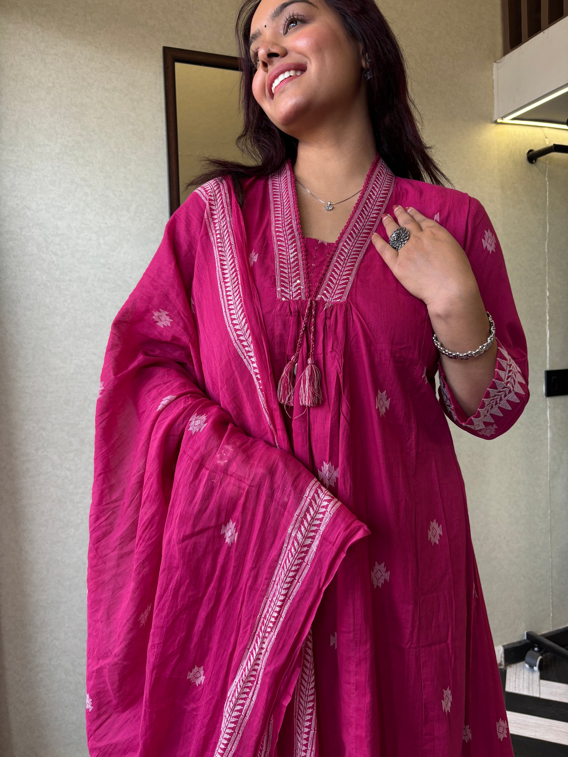 Pure Mull Cotton 3 Piece Cotton Set