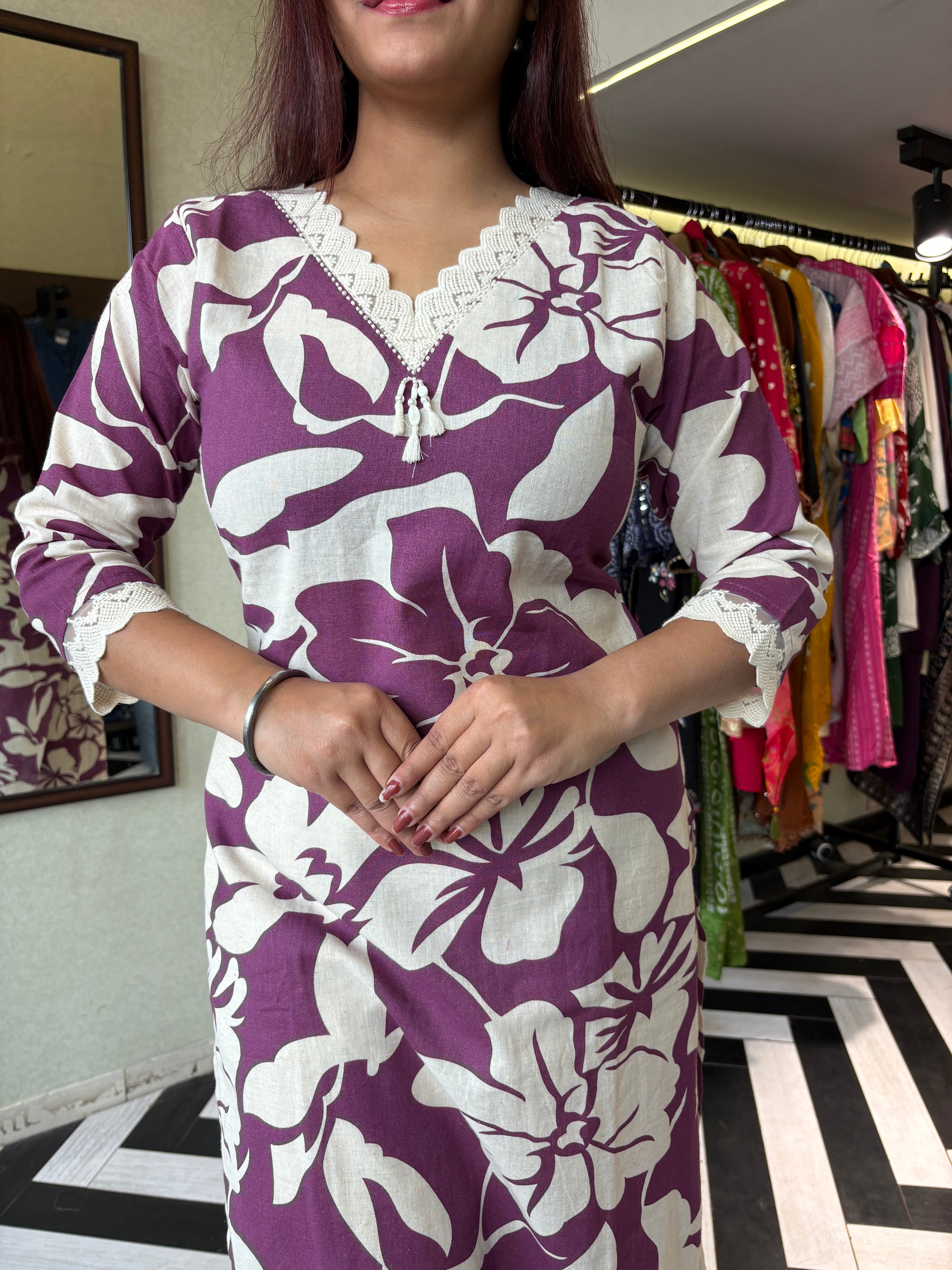 Image of Pure Georgette 3 Piece with Hand work