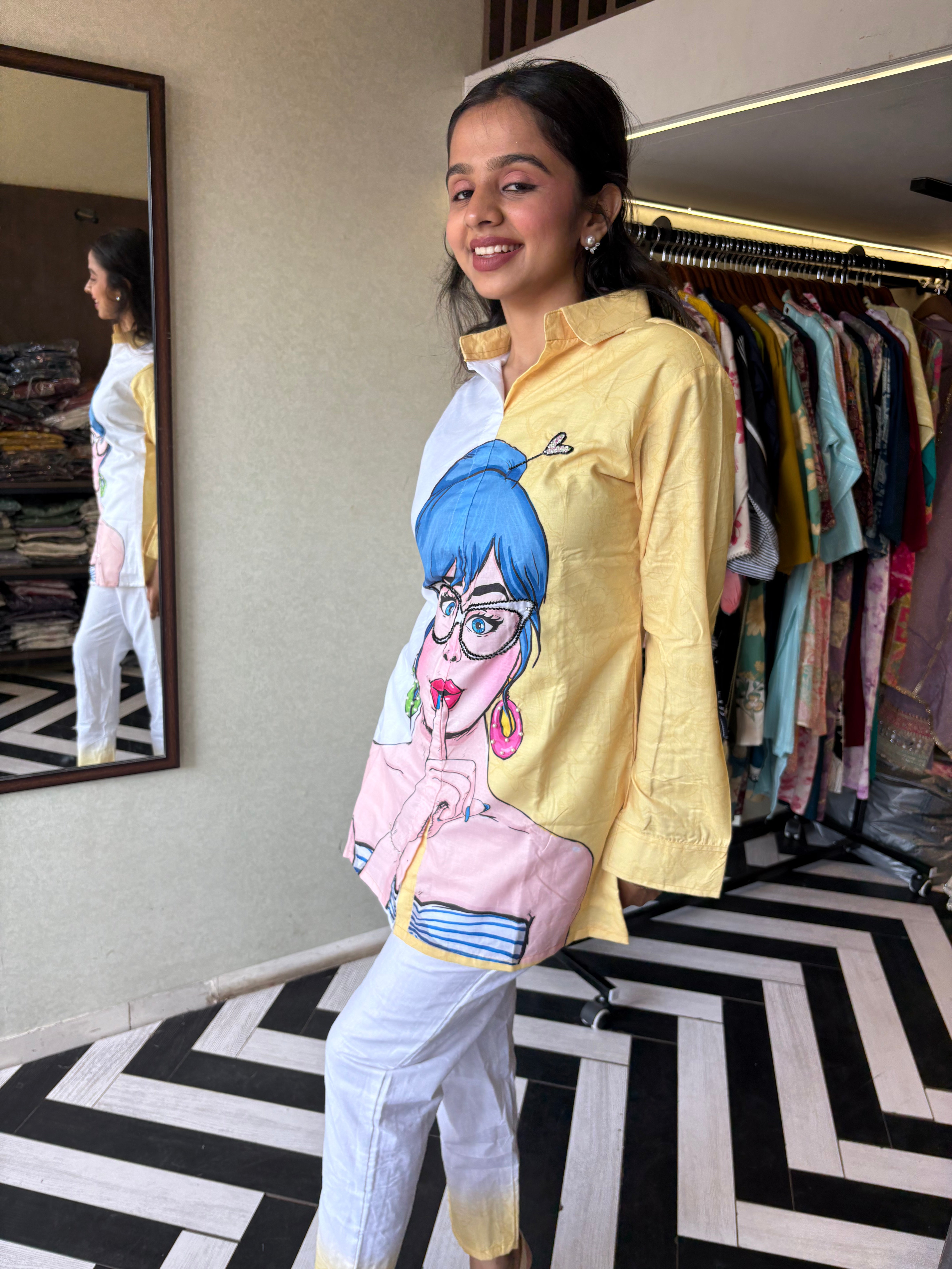 Image of Breezy Days, Bold Prints!

Step out in style with our pure cotton 2-piece coord sets soft, breathable, and printed to perfection.



Available in 2 fresh shades:

Sunny Yellow-Yellow & Soothing Pista Green - perfect for everyday elegance and casual outing