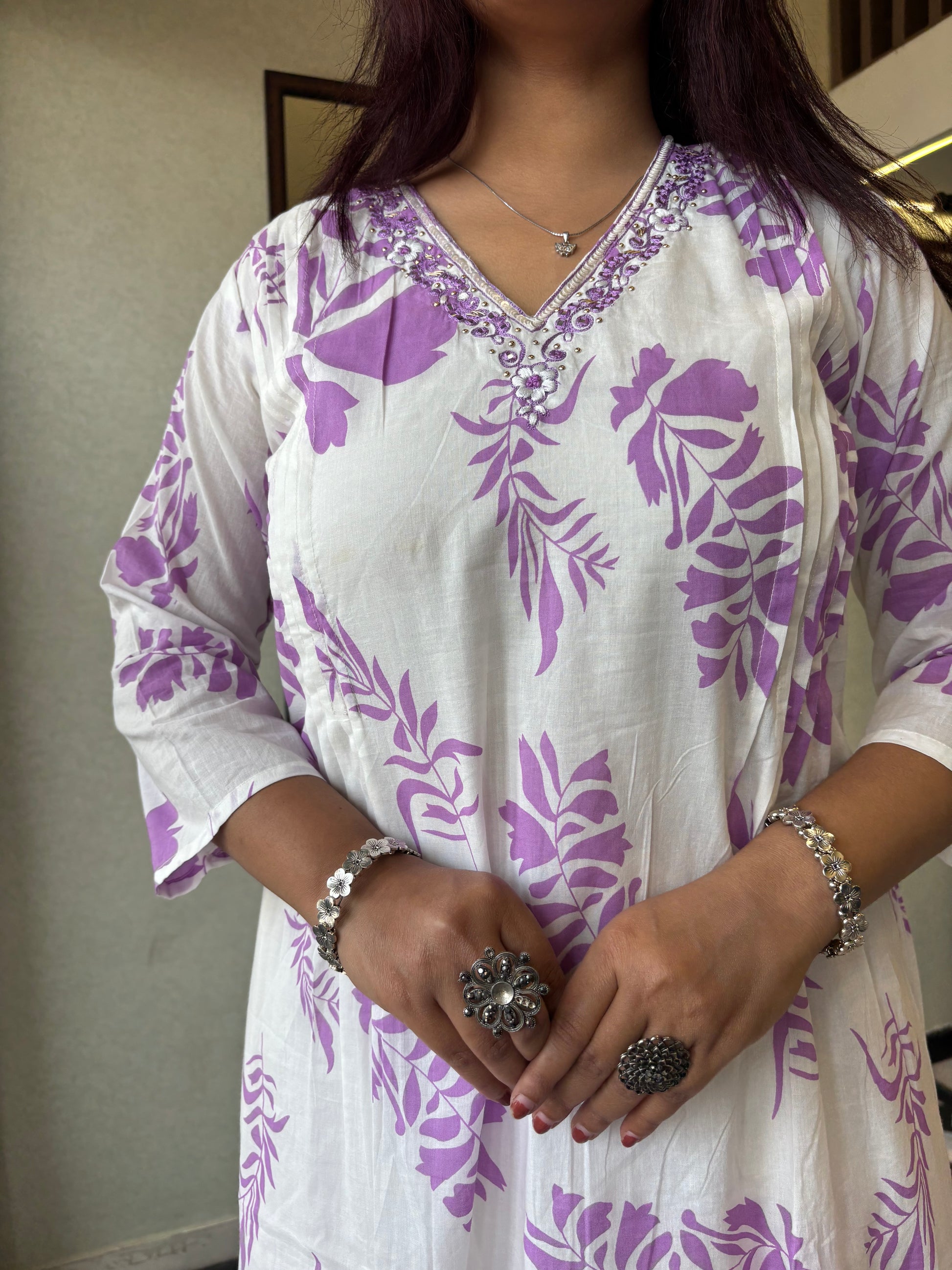 Pure Mull Cotton 3 Piece Cotton Set