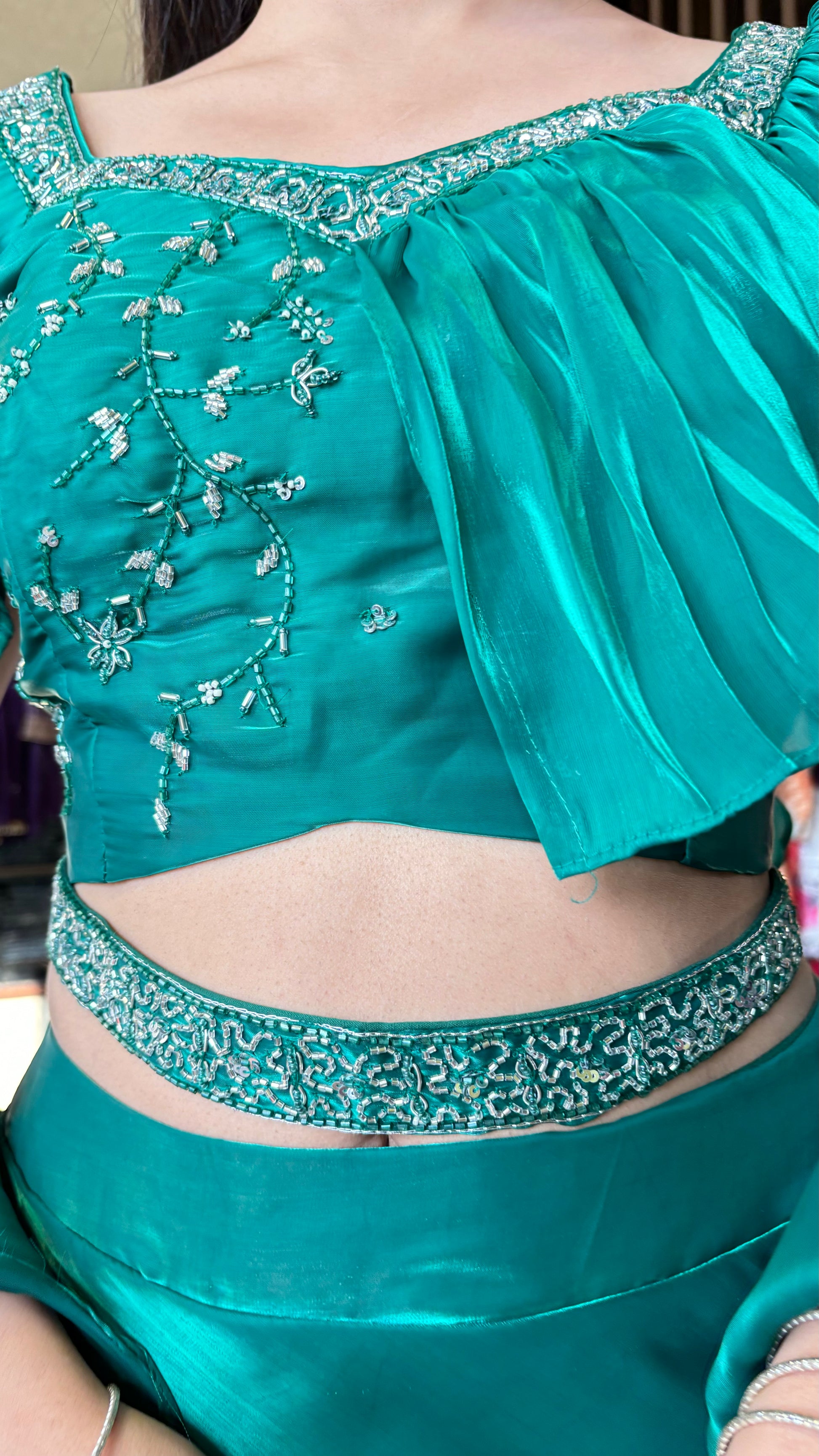 Pure Shimmer Indo western 3 Piece Set