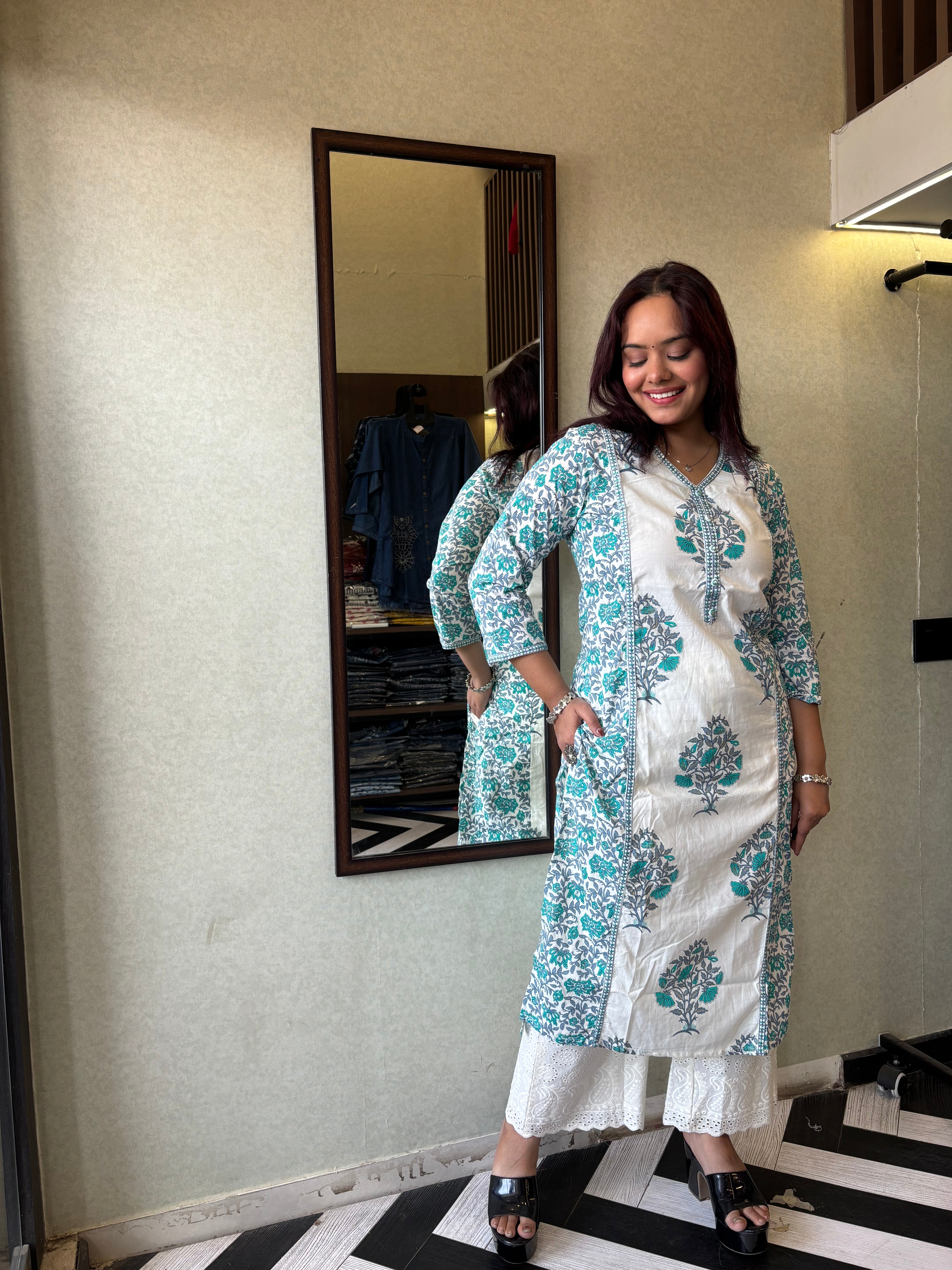 Image of Pure Mull Cotton 3 Piece Cotton Set