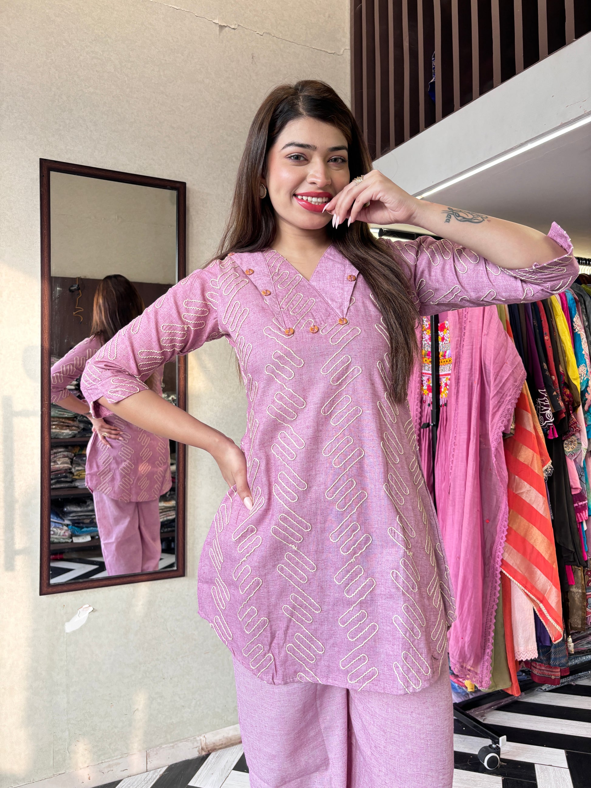 Pure Soft Rayon Coord Set