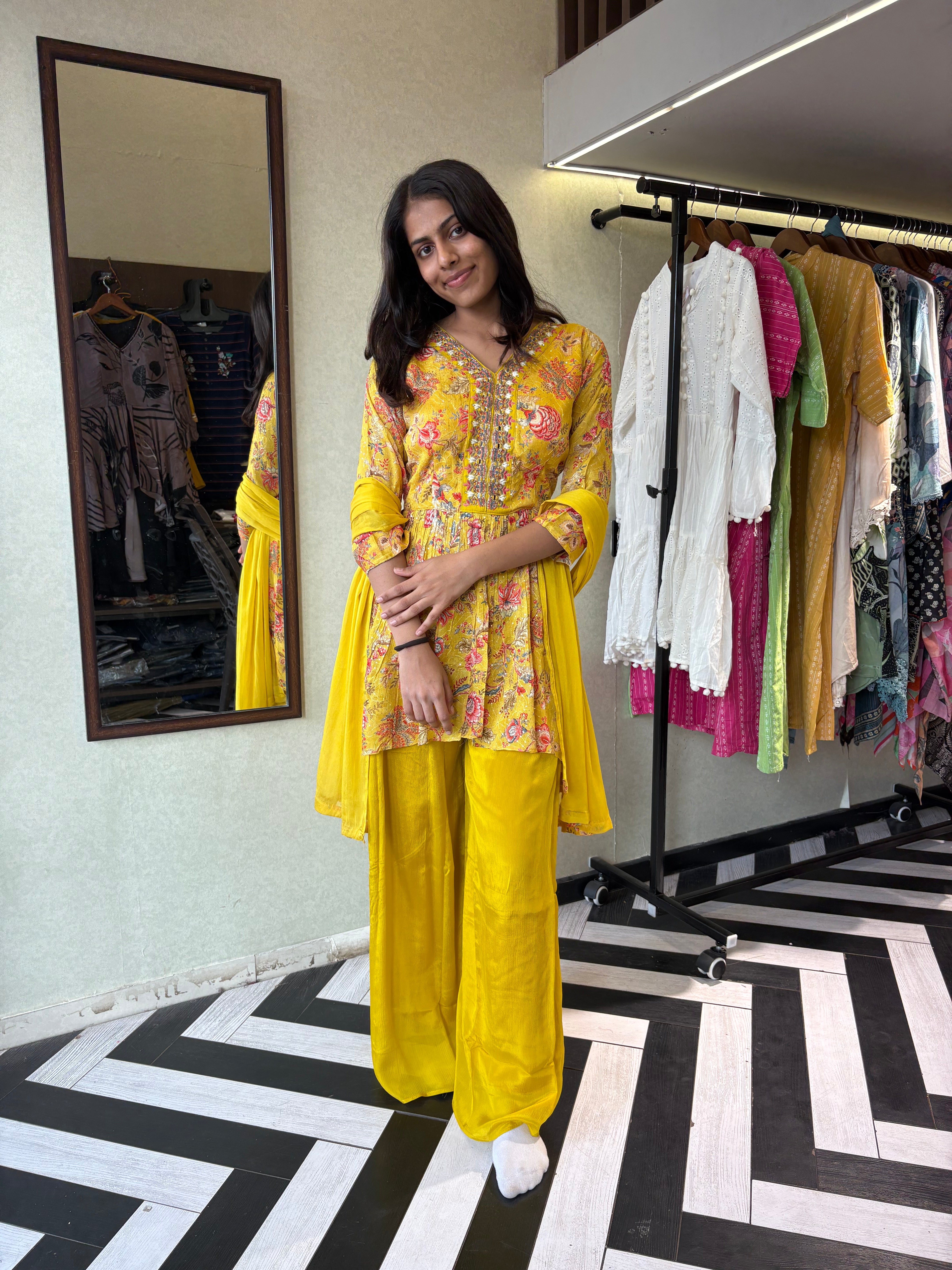 Designer Chinnon 3 Piece Indo western