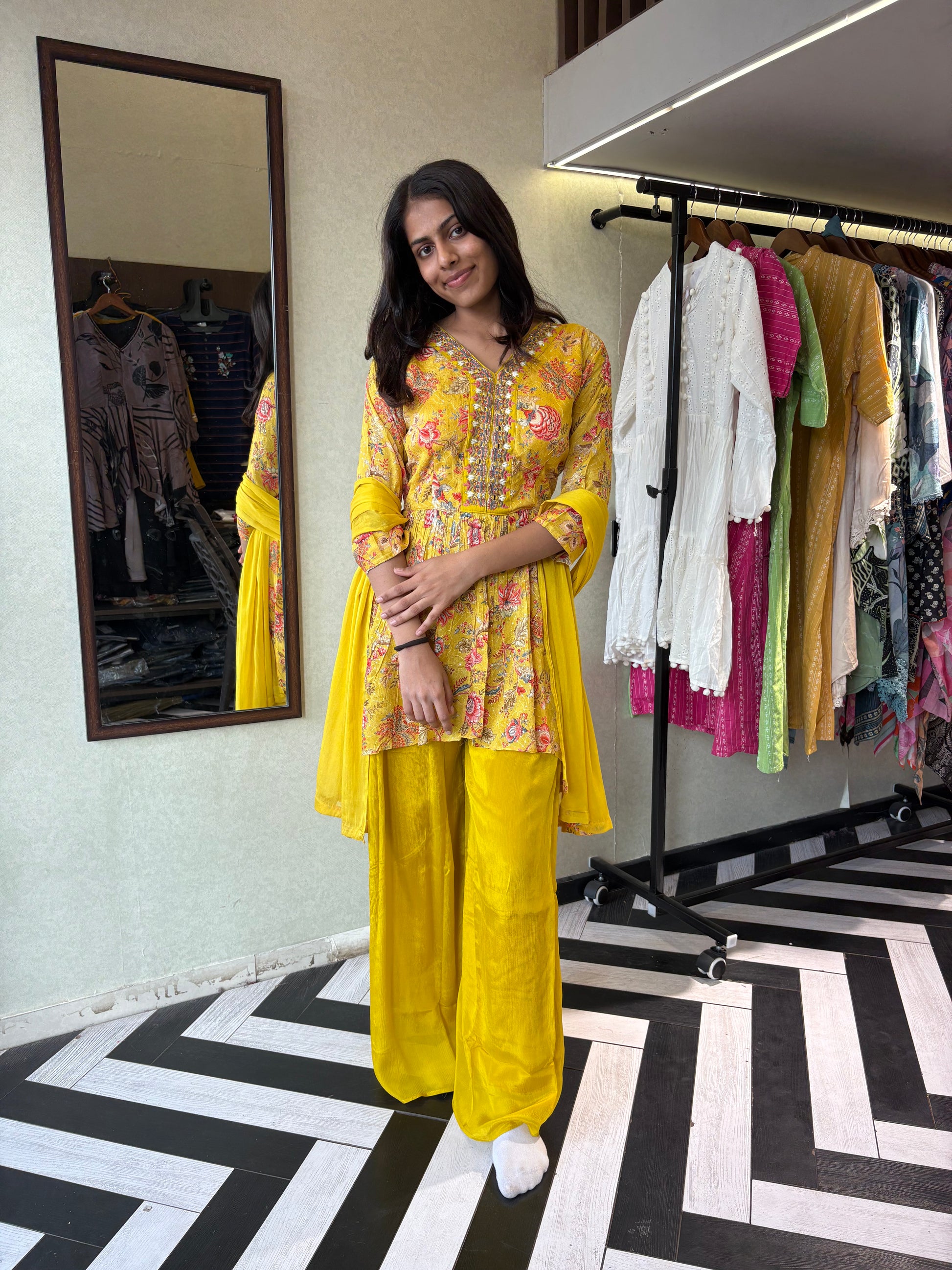 Designer Chinnon 3 Piece Indo western