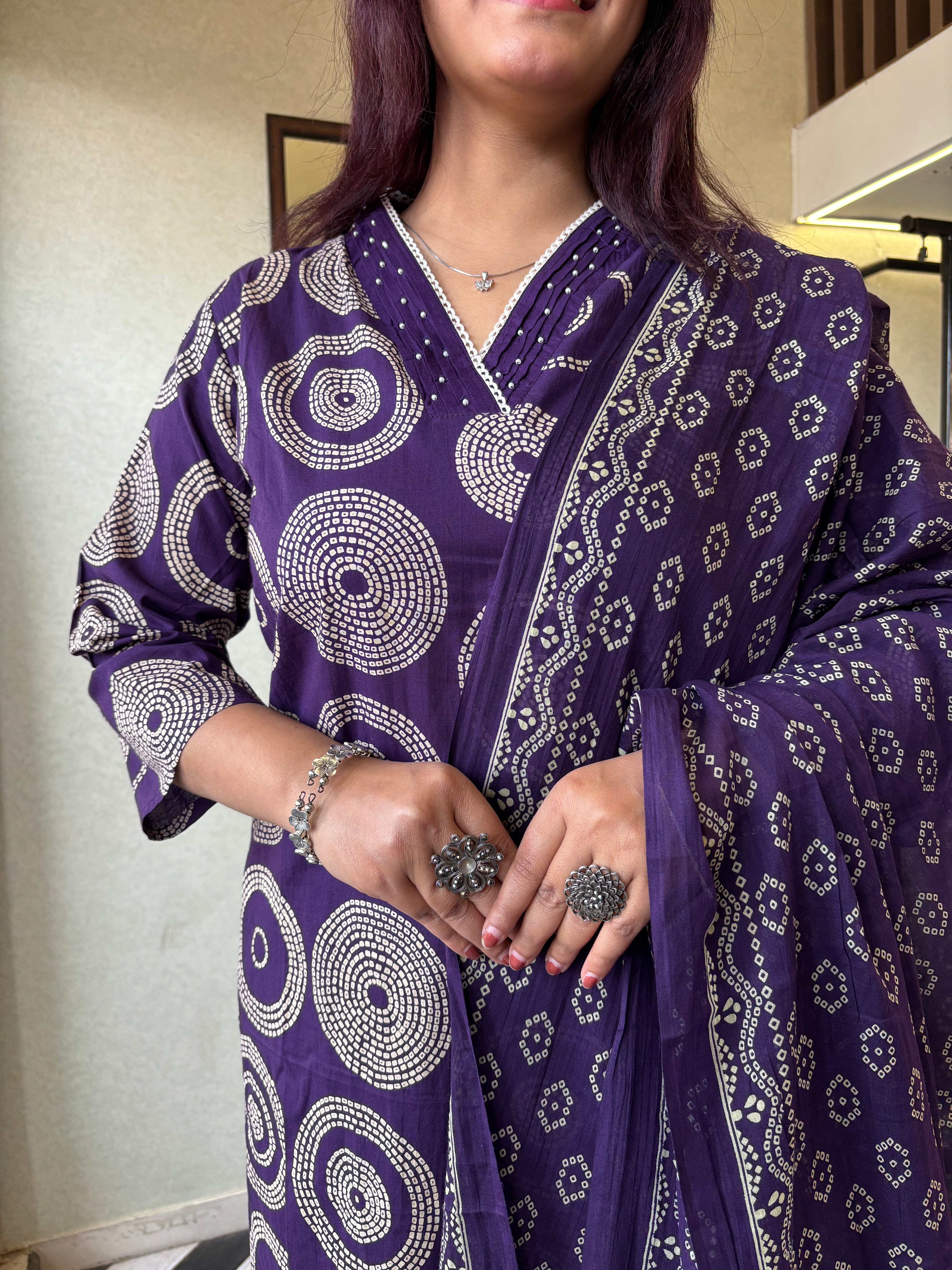 Image of Pure Mull Cotton 3 Piece Cotton Set