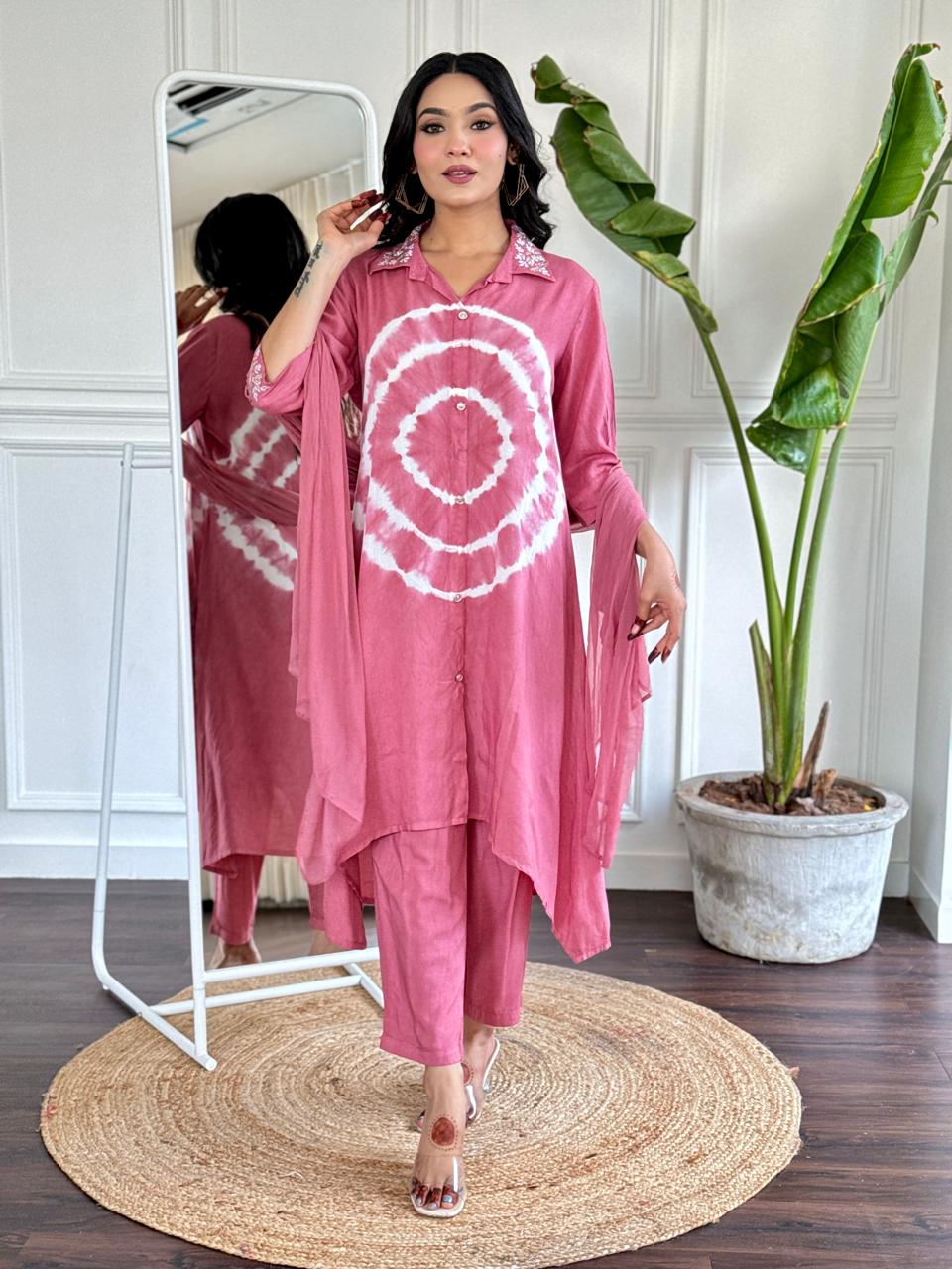 Pure Cotton Coord Set with Designer Print