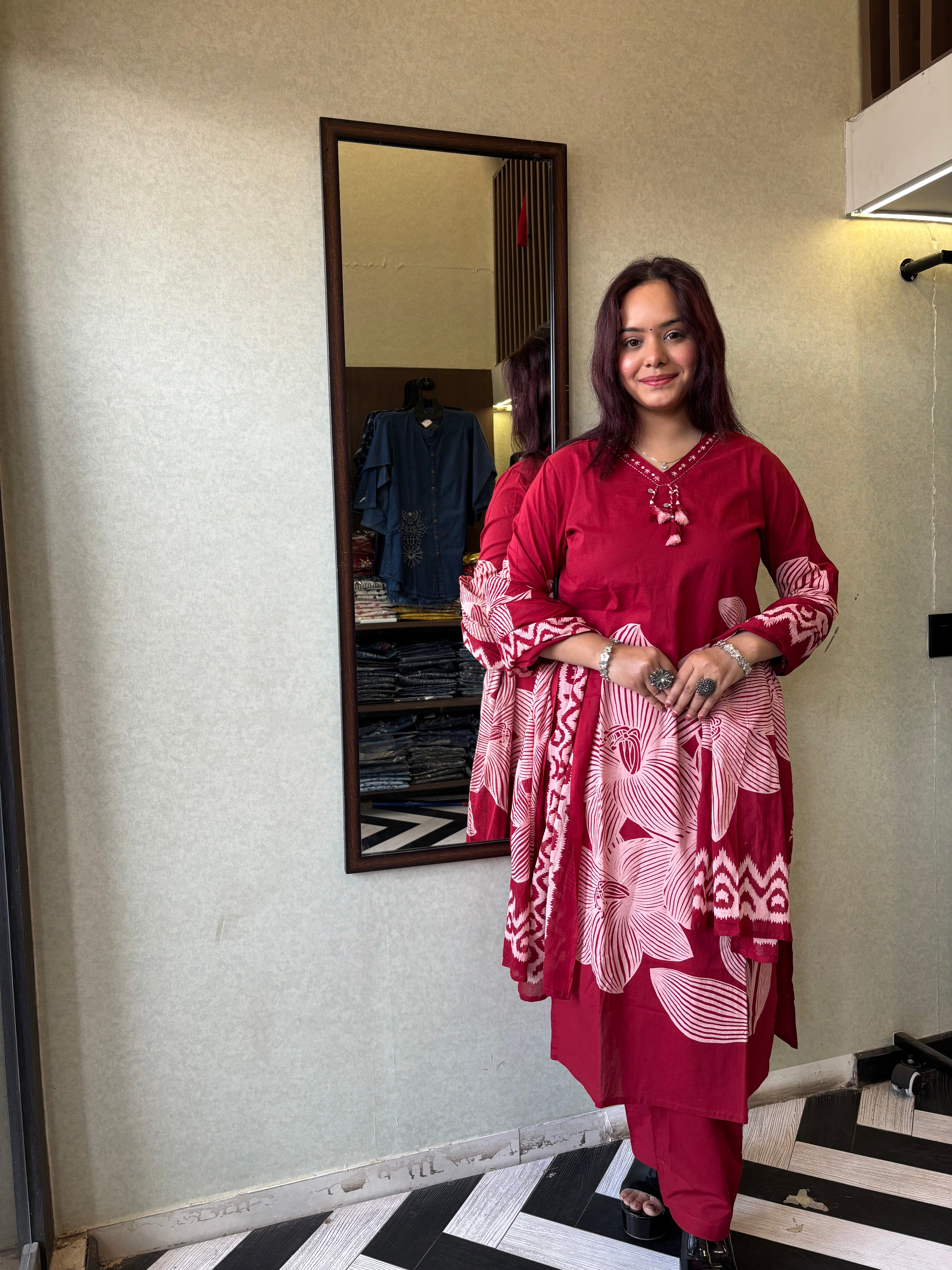 Image of Pure Mull Cotton 3 Piece Cotton Set