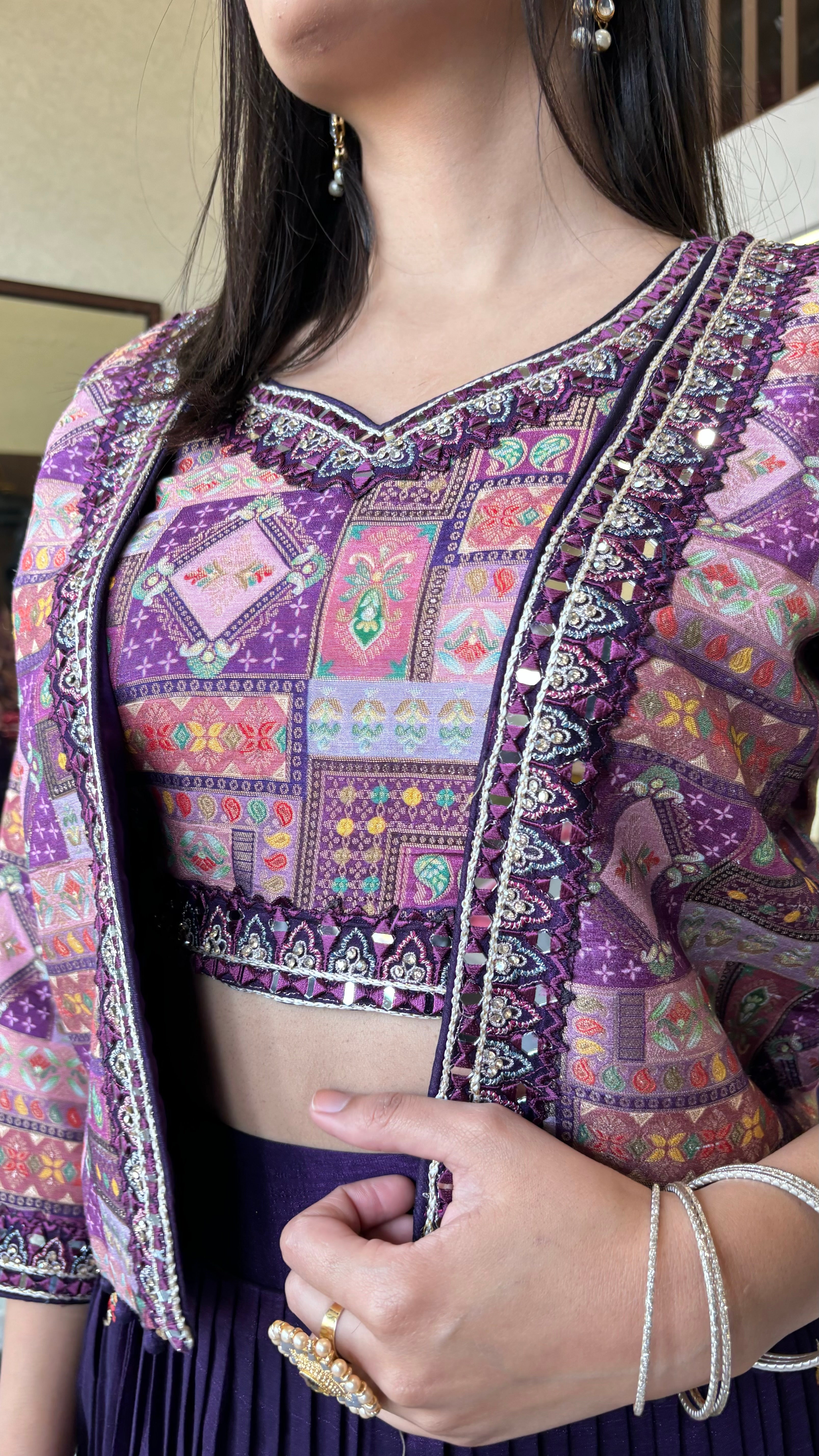 Image of Pure Georgette Silk 3 Piece Set