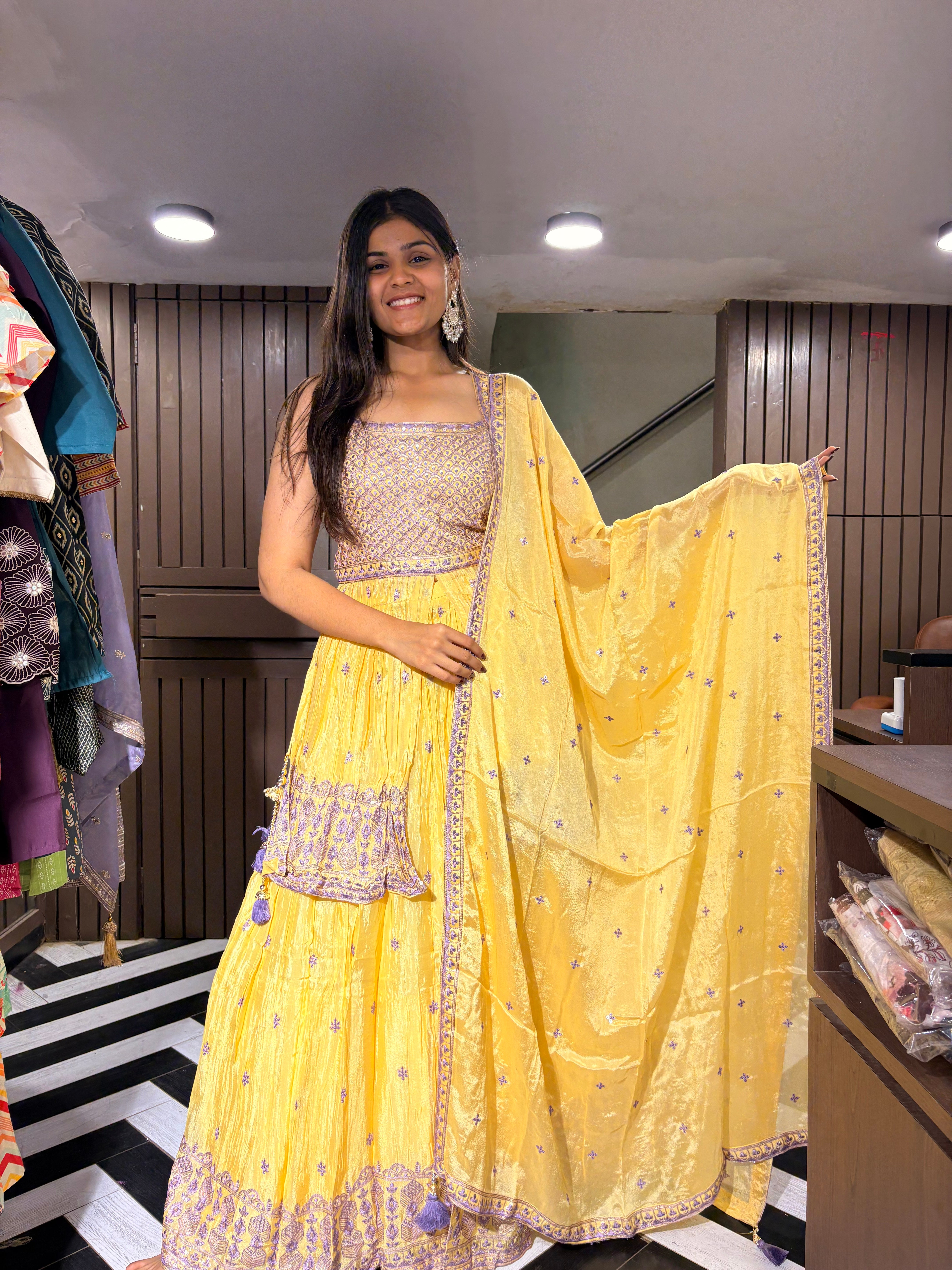 Pure Silk 3 Piece Indo western