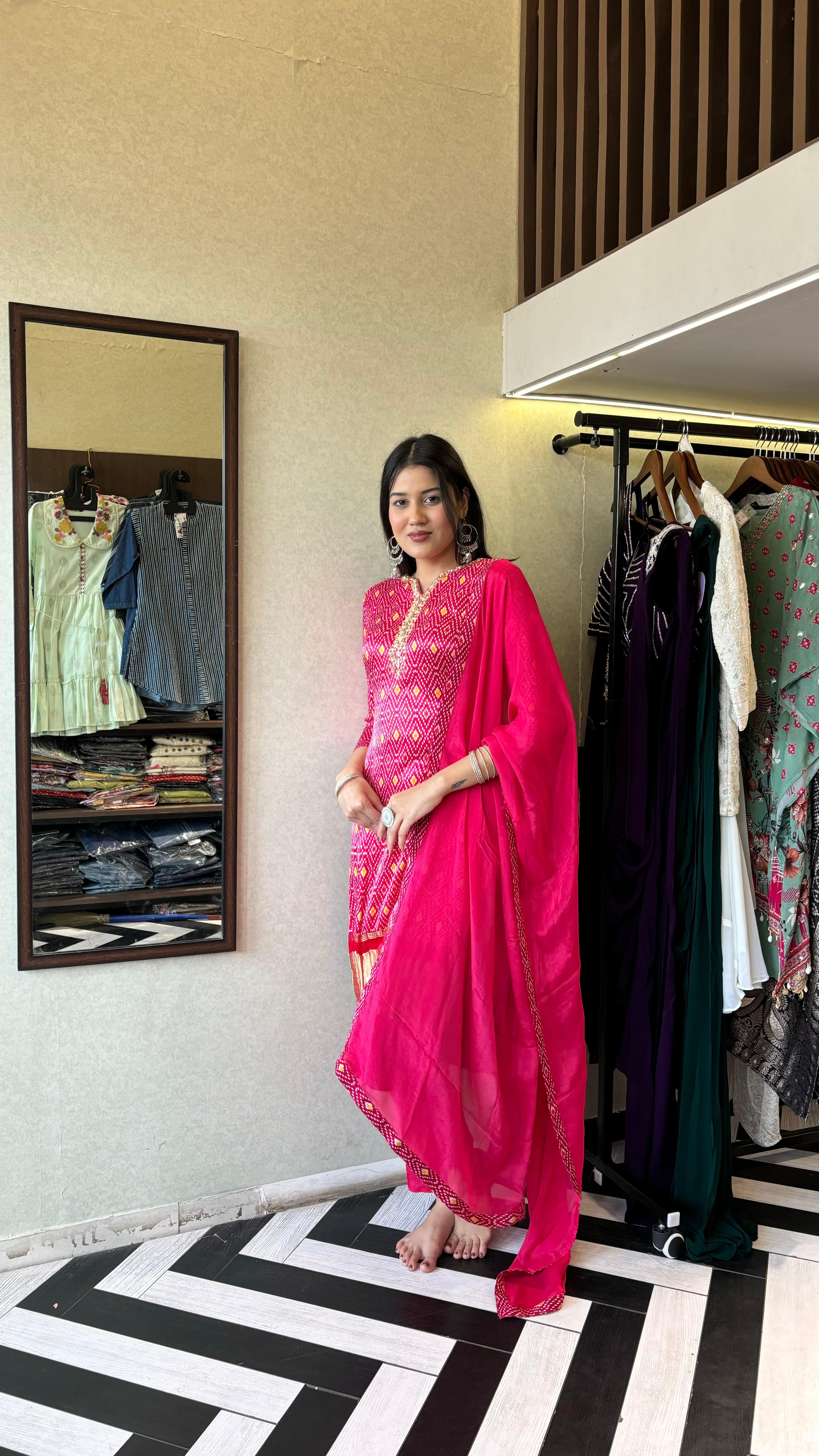 Image of Pure Gaji Silk 3 Piece Set