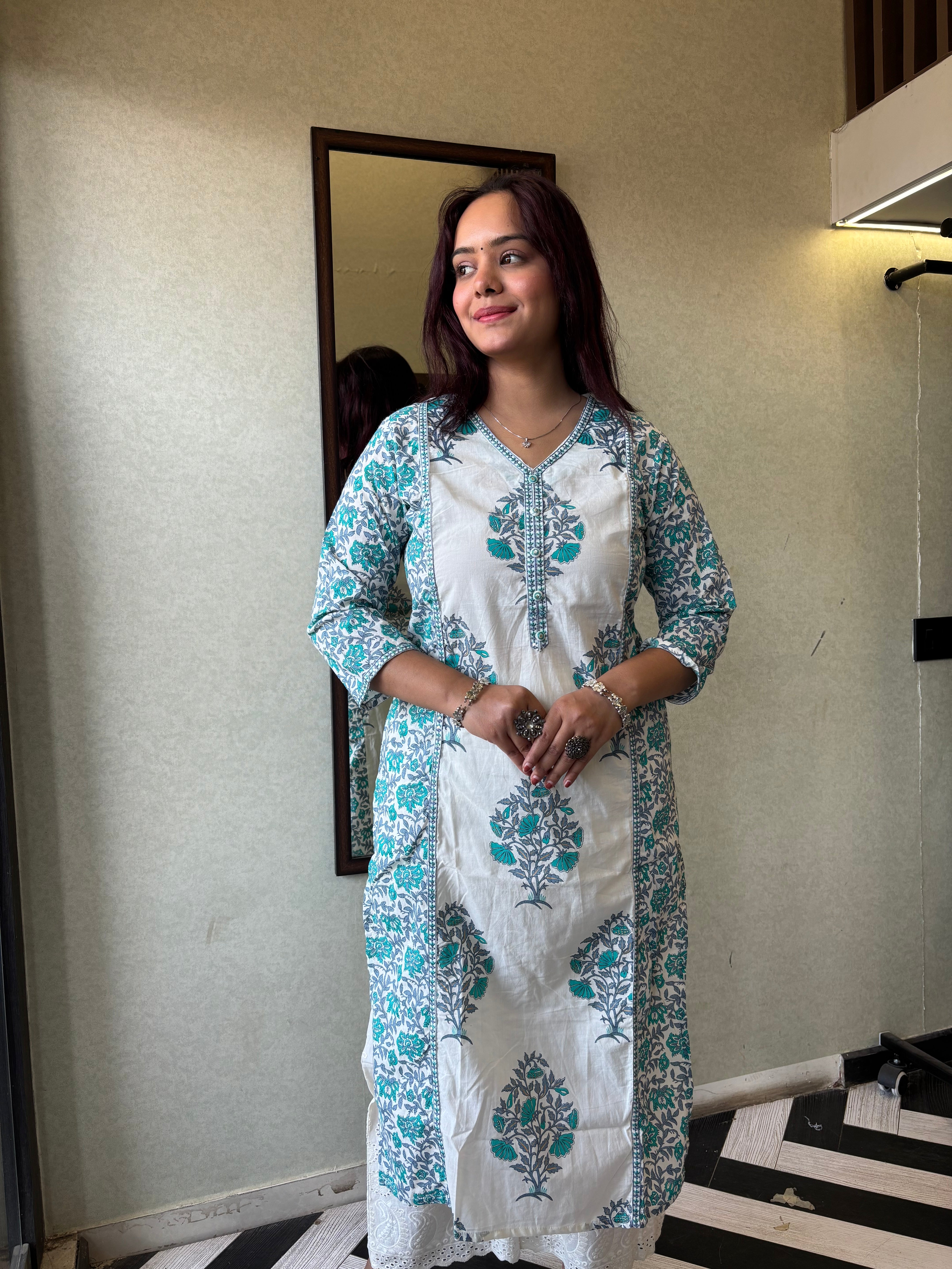 Pure Mull Cotton 3 Piece Cotton Set