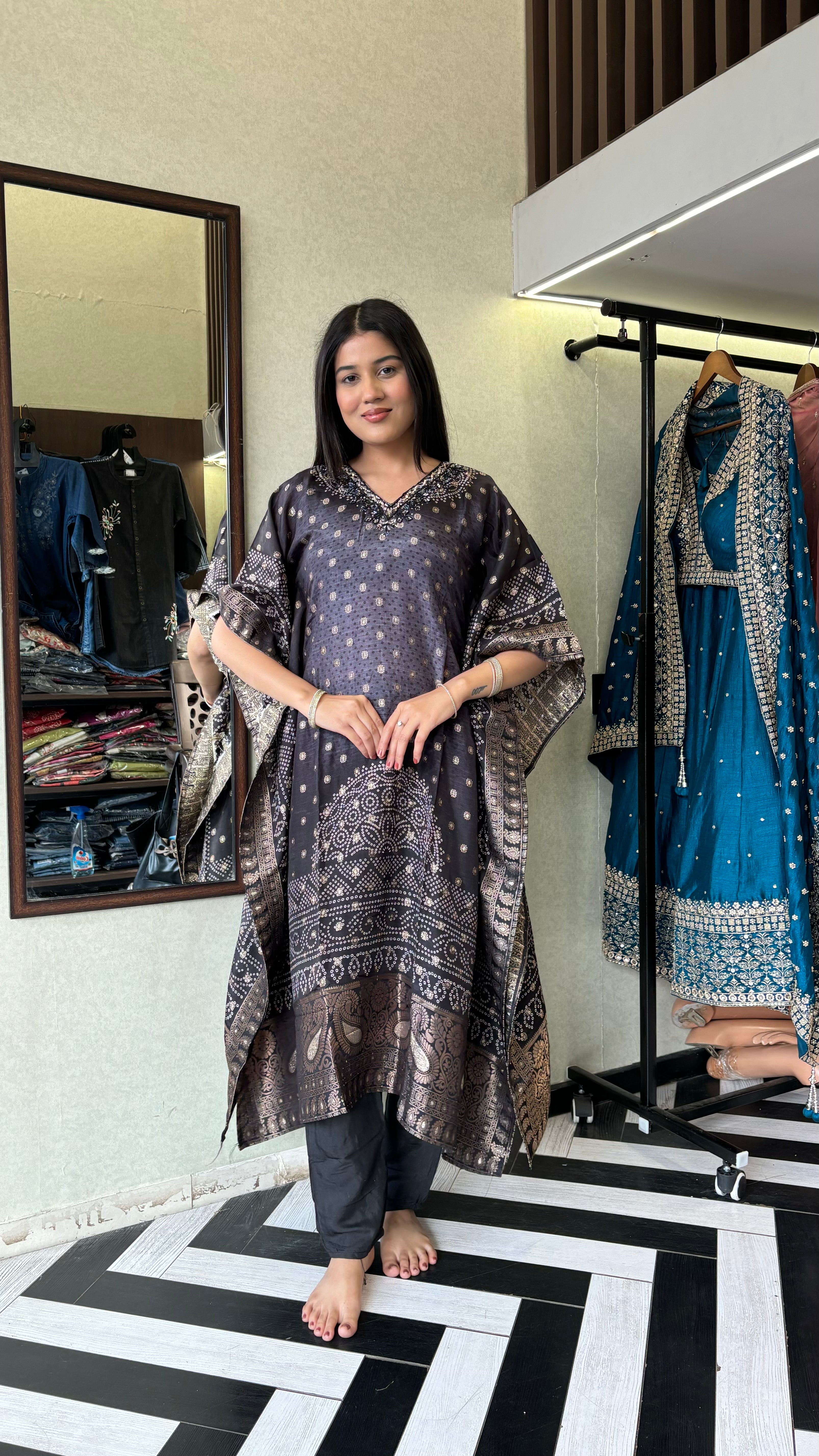 Image of Pure Shimmer 2 Piece Kaftan Style