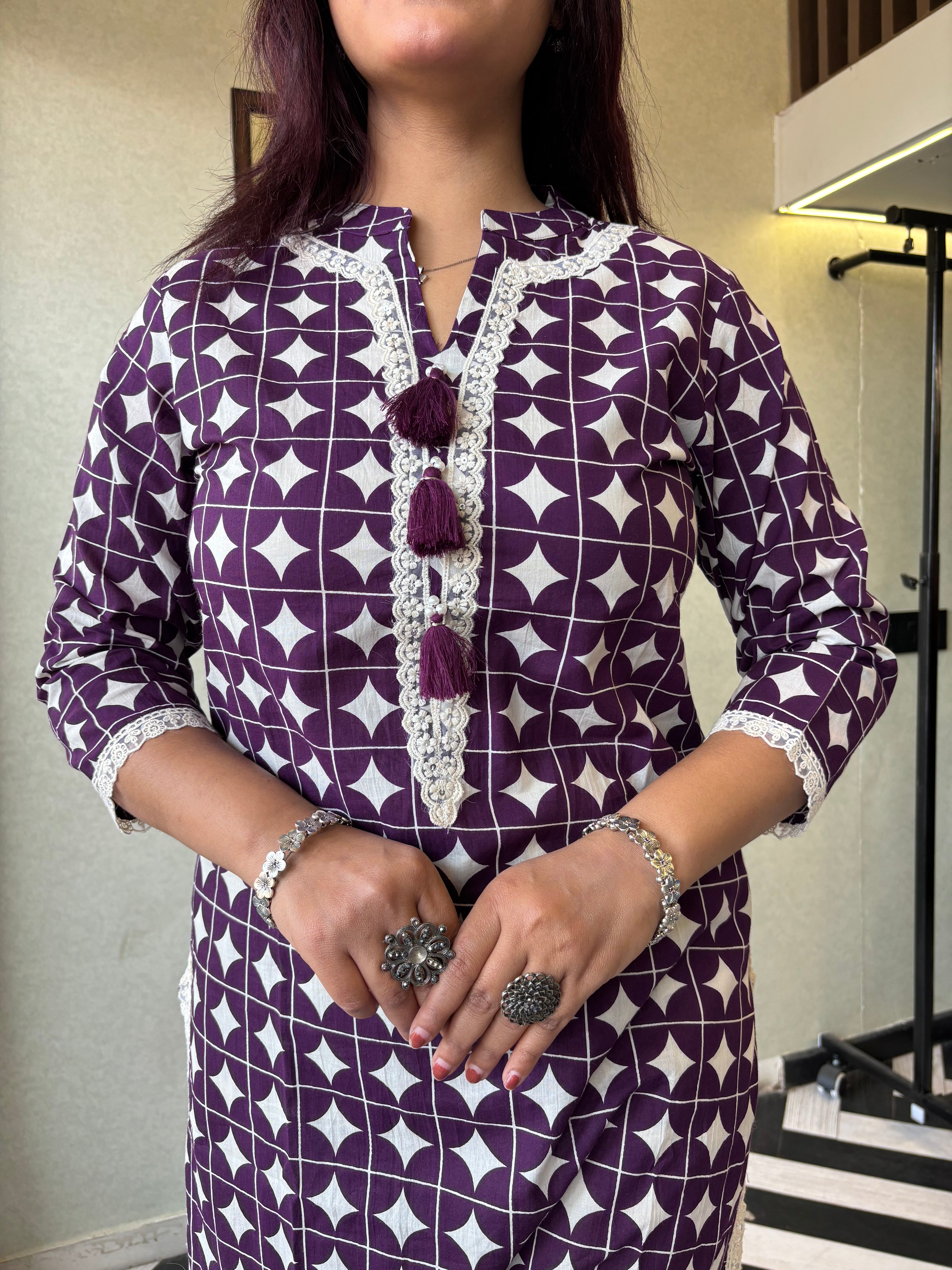 Pure Mull Cotton 3 Piece Cotton Set