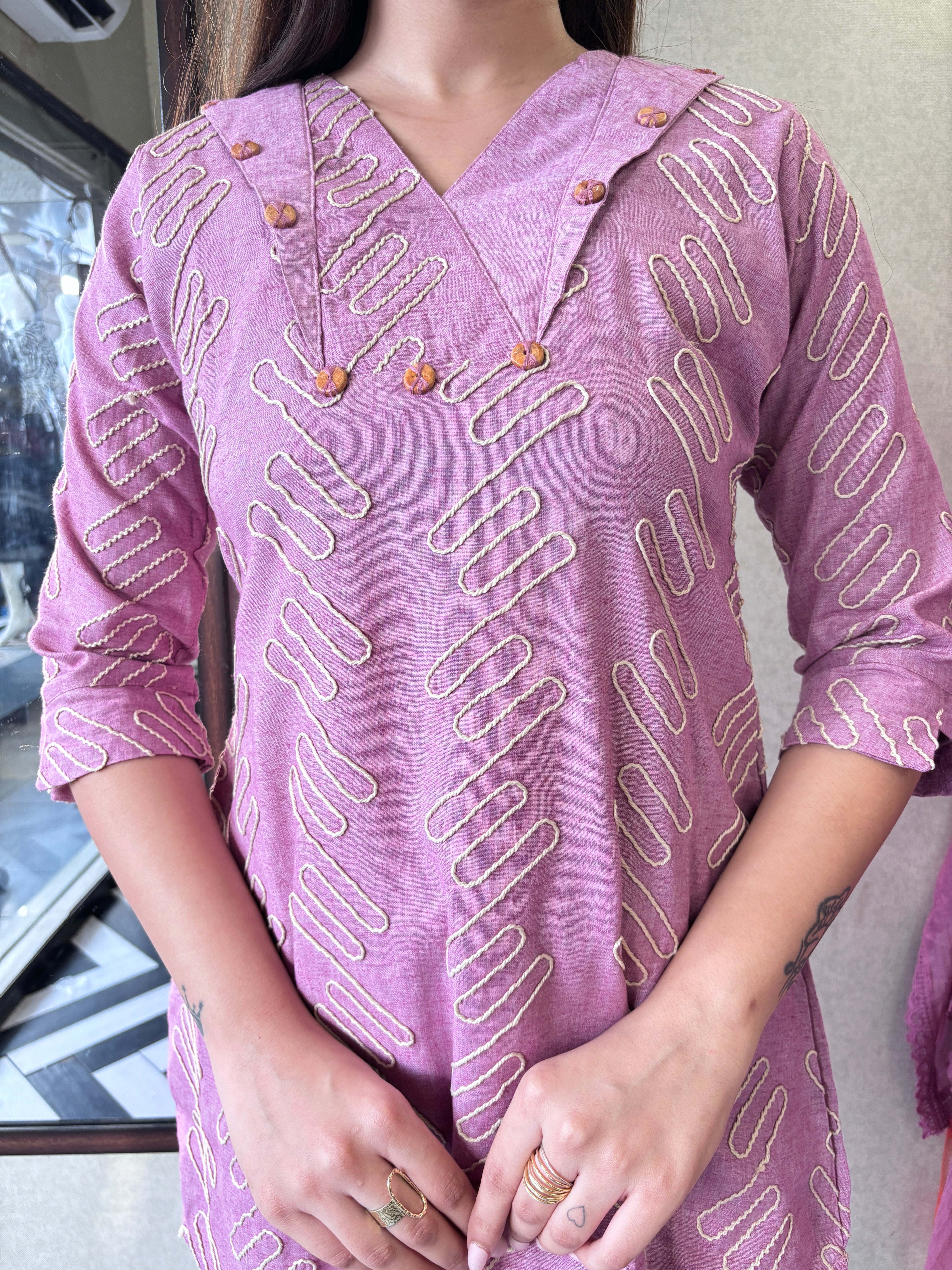 Image of Pure Soft Rayon Coord Set