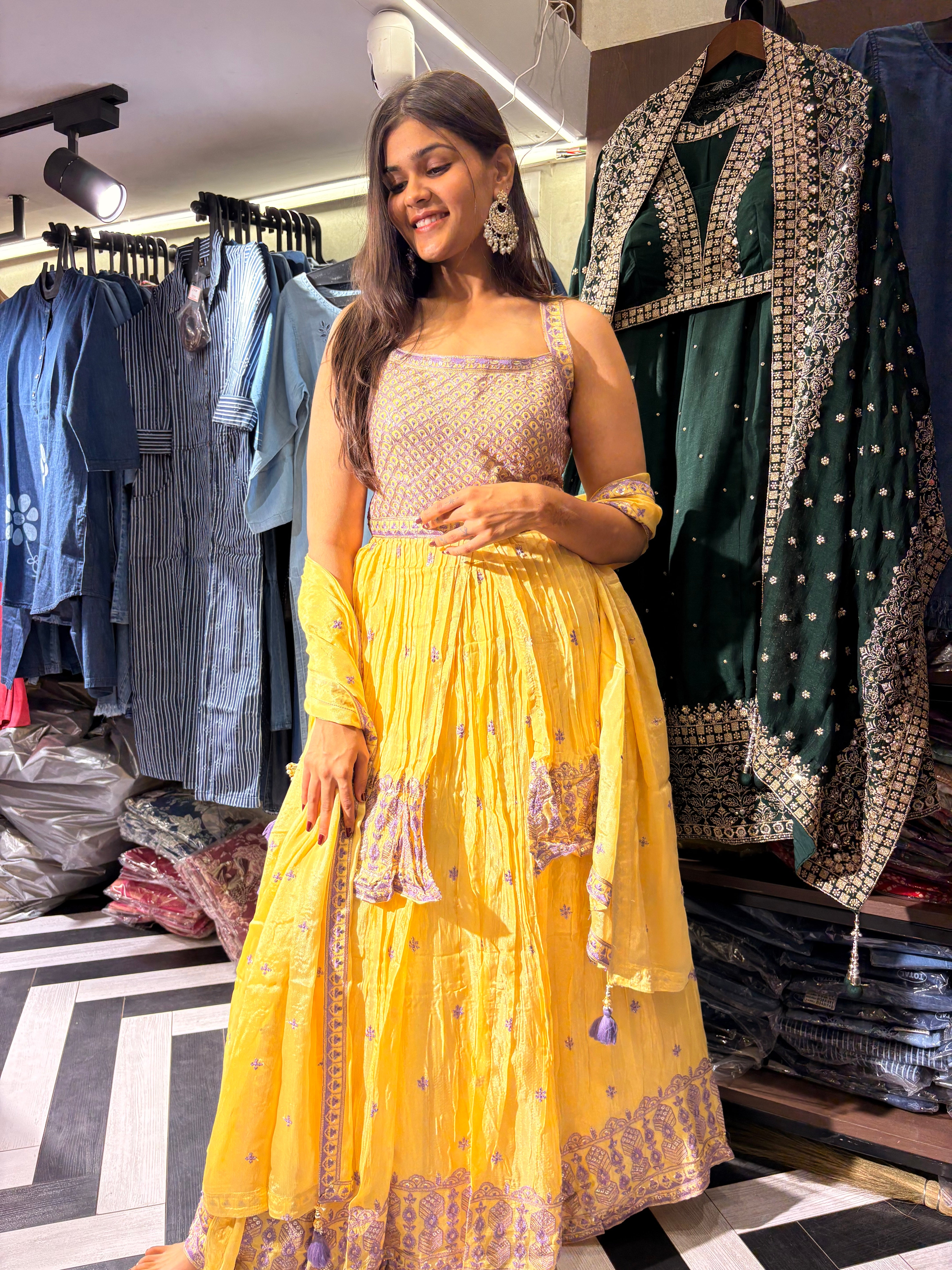 Pure Silk 3 Piece Indo western