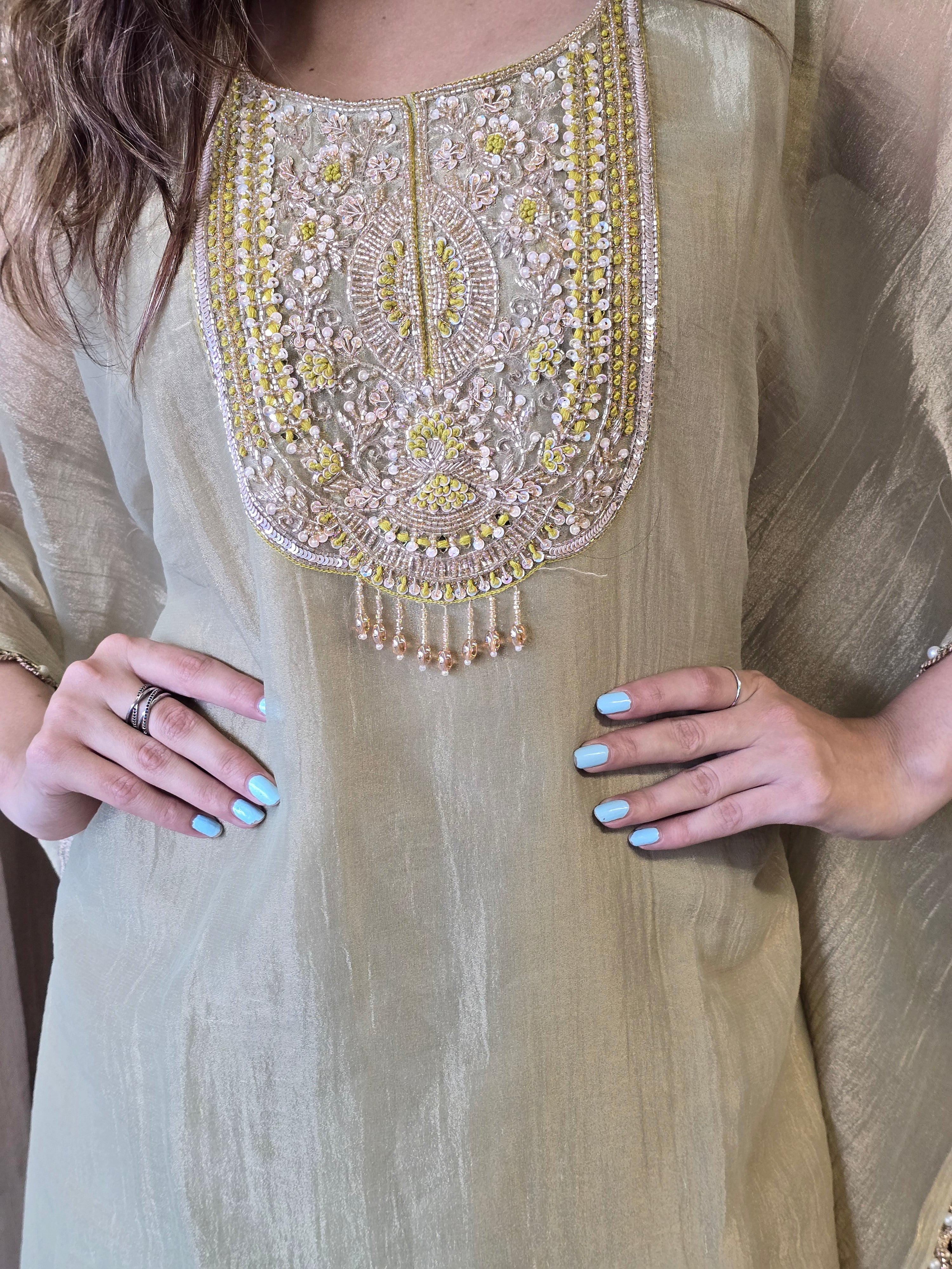 Image of Pure Soft Tissue Kaftan Sets