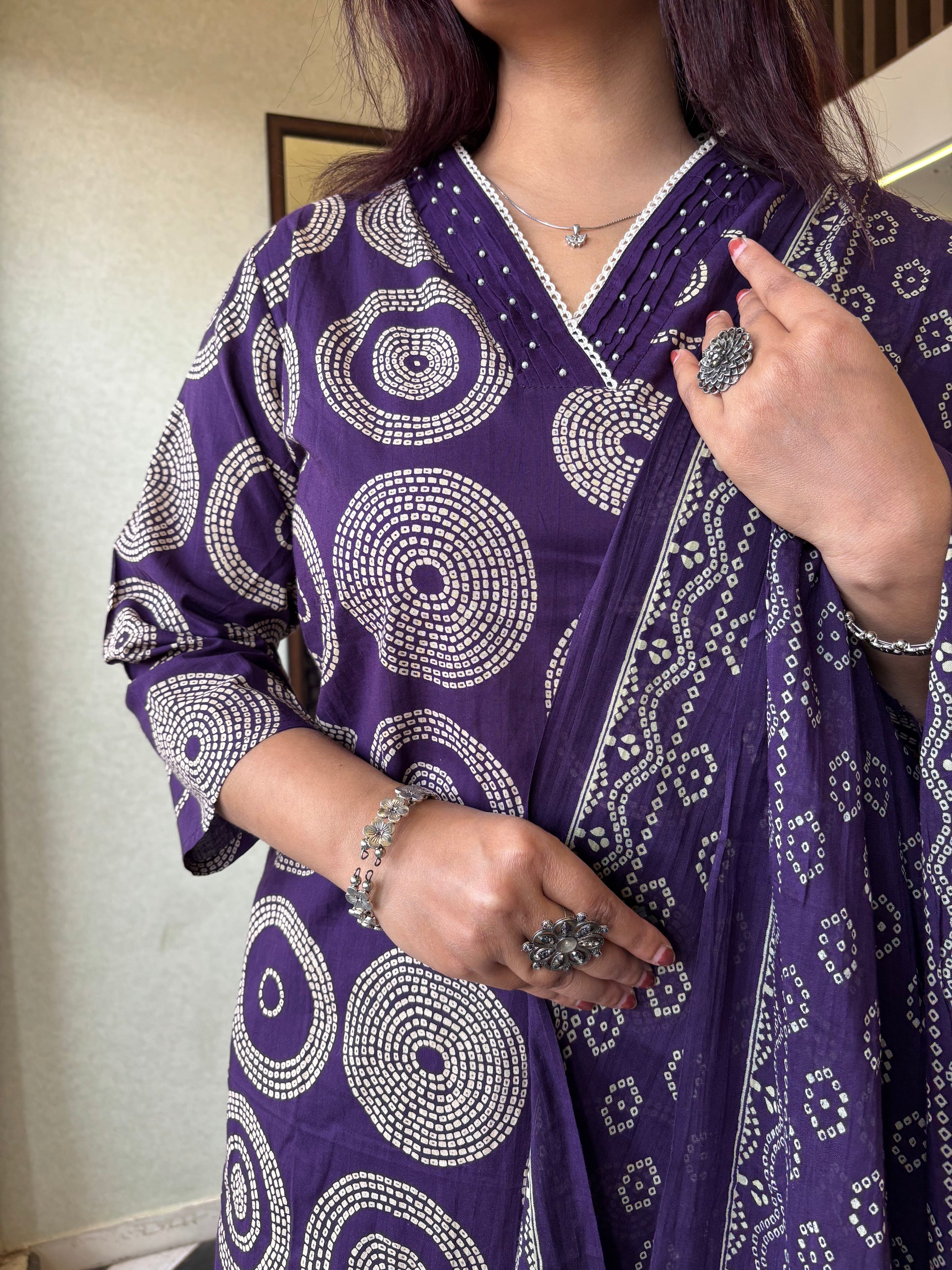 Pure Mull Cotton 3 Piece Cotton Set