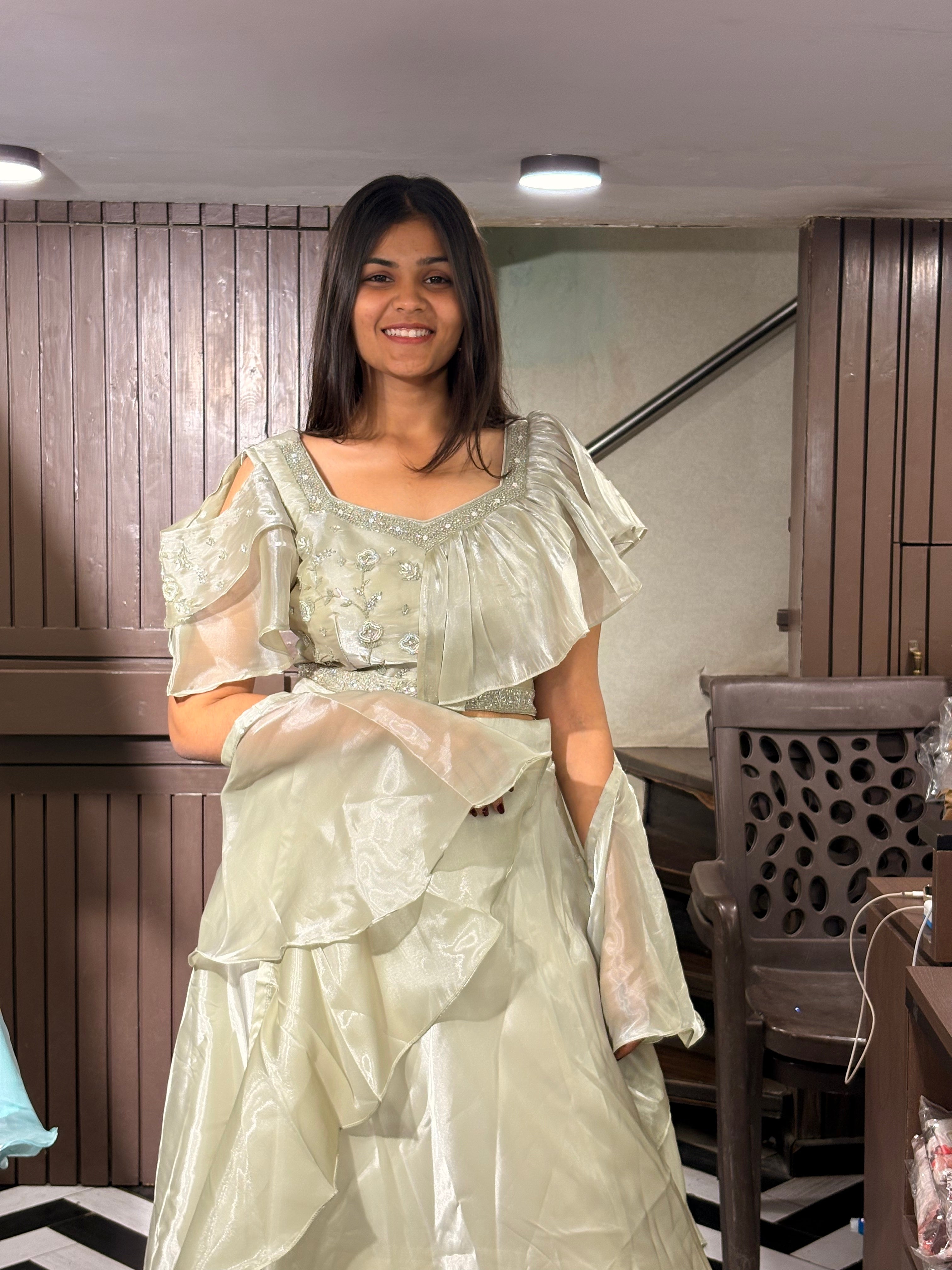 Pure Silk 3 Piece Indo western