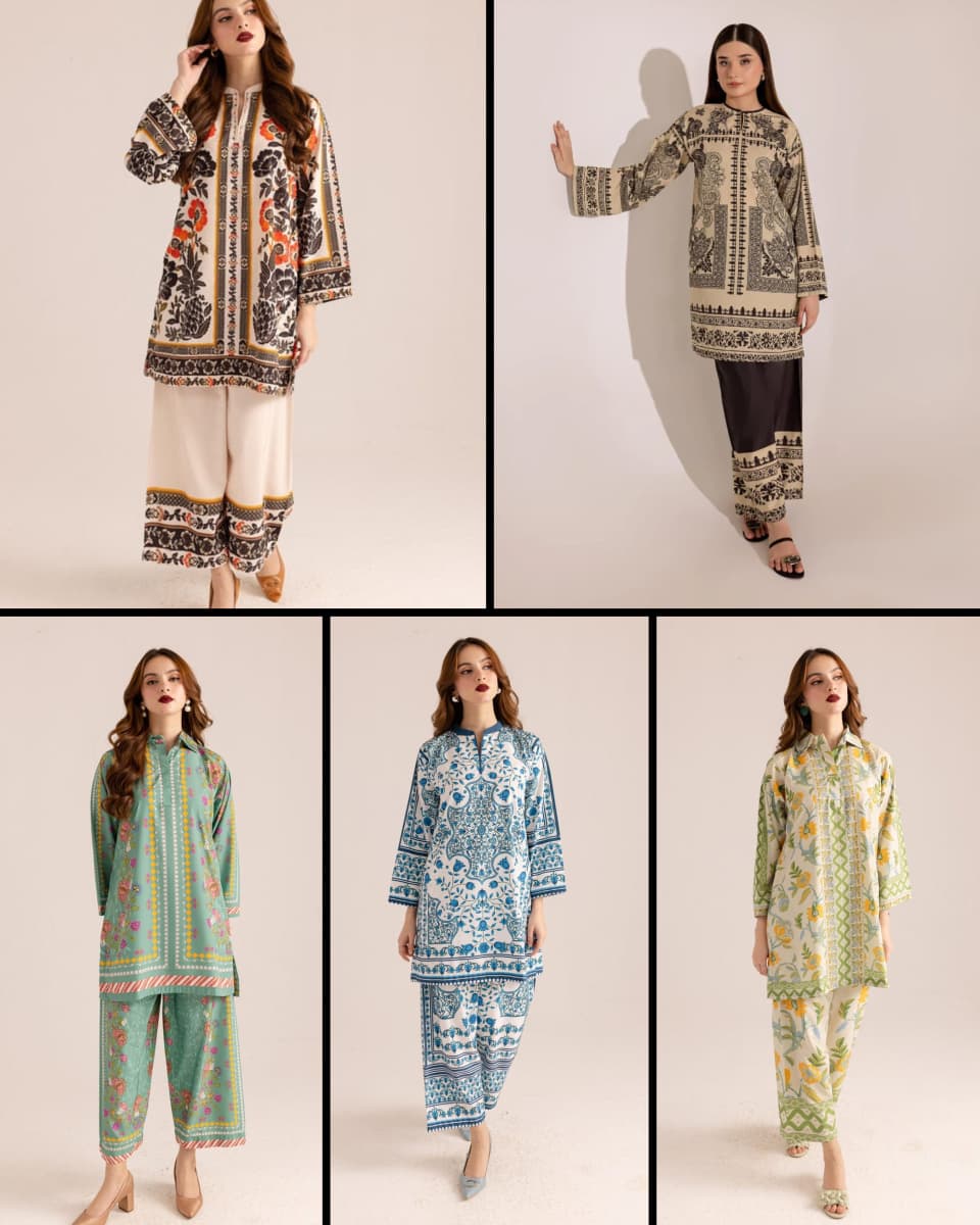 Cotton speggati katha cotton two piece set