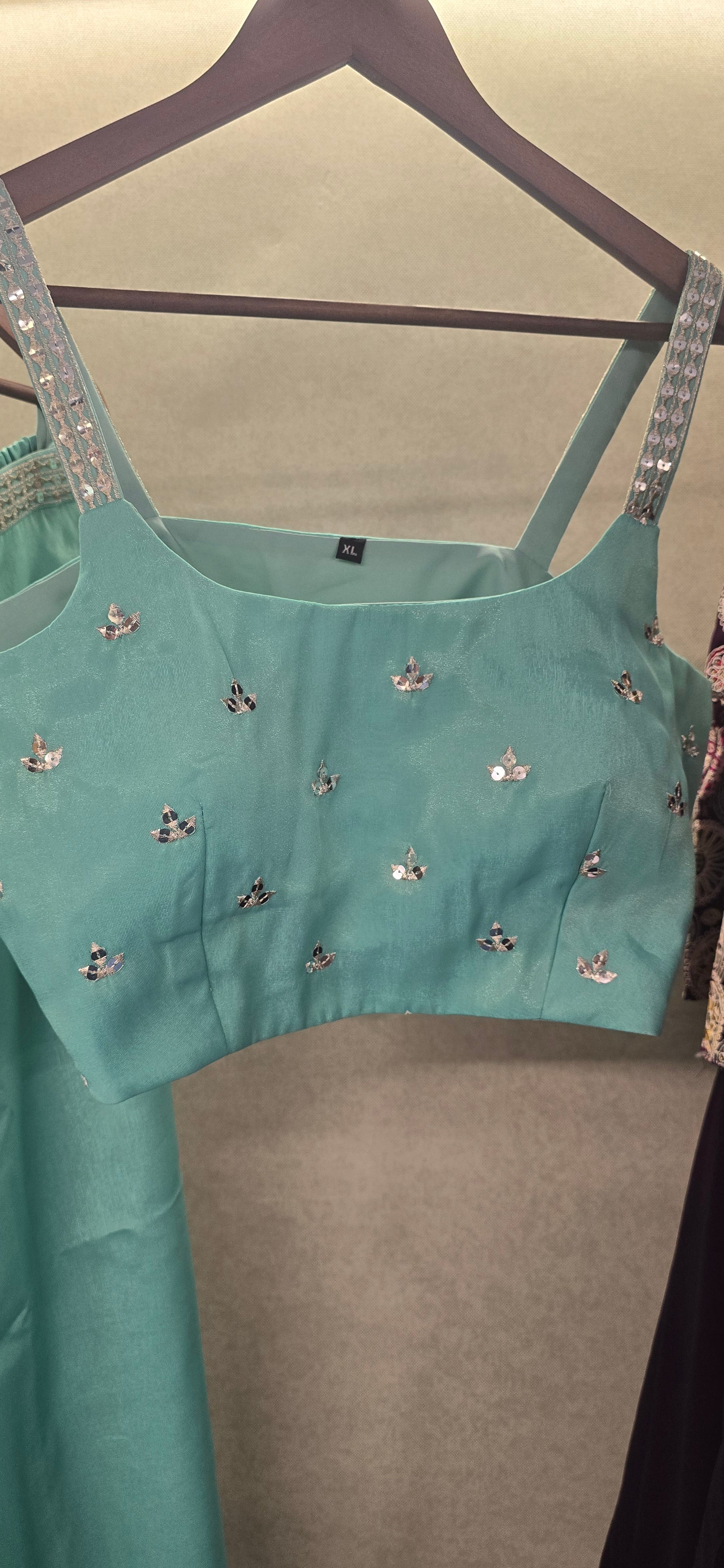 Image of Designer Indo Western Shimmer Fabric 3 piece