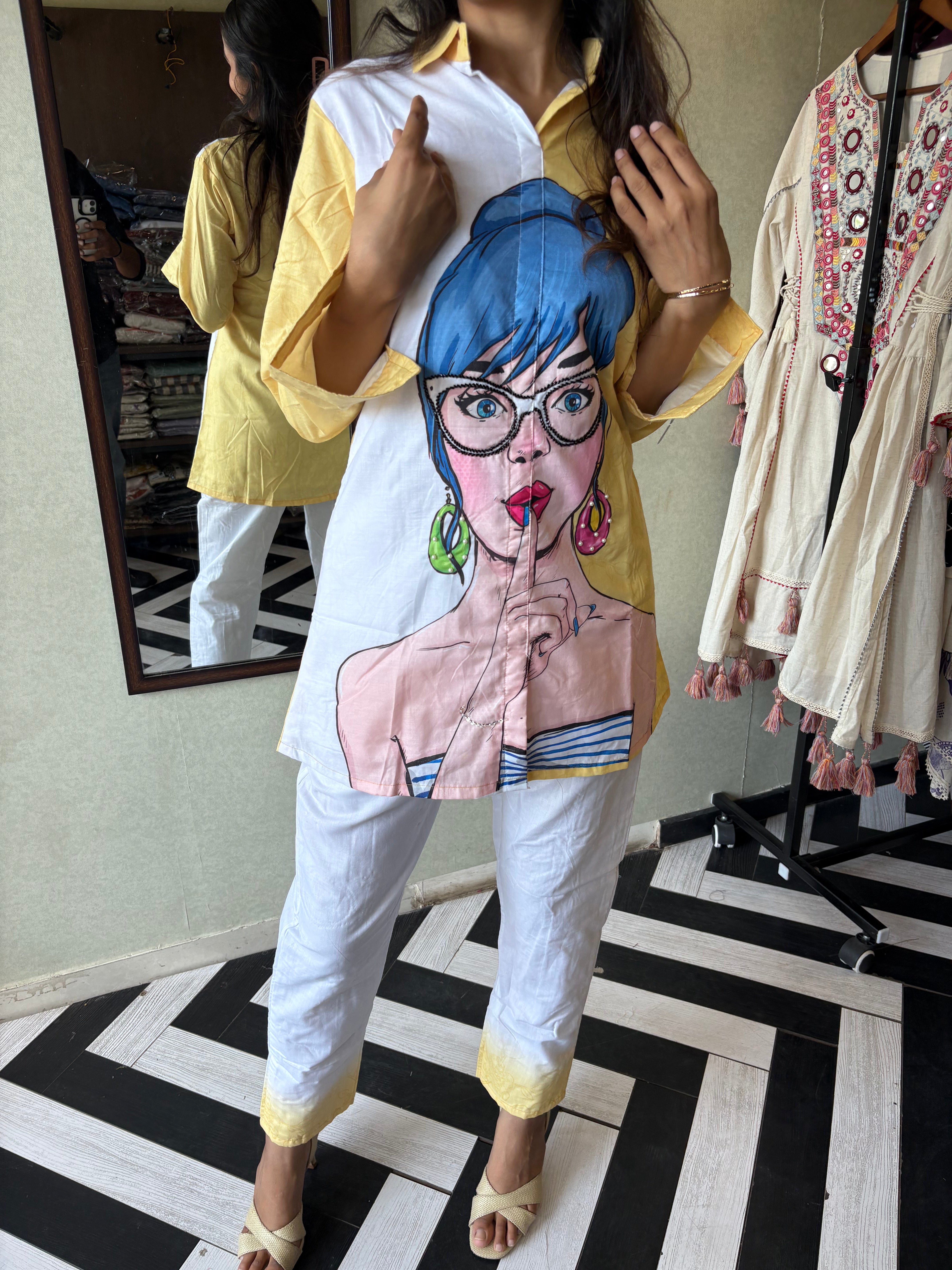 Image of Breezy Days, Bold Prints!

Step out in style with our pure cotton 2-piece coord sets soft, breathable, and printed to perfection.



Available in 2 fresh shades:

Sunny Yellow-Yellow & Soothing Pista Green - perfect for everyday elegance and casual outing