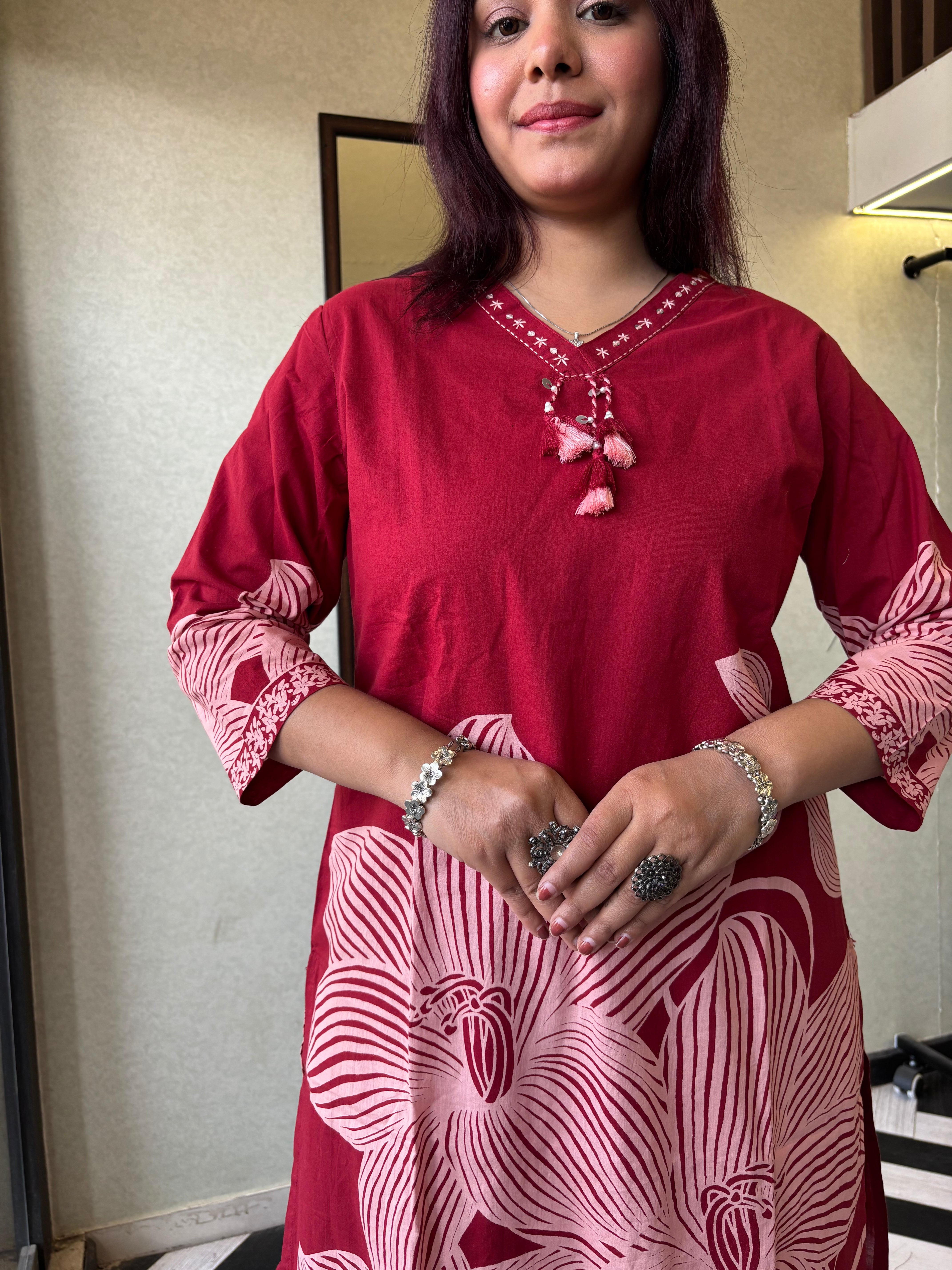 Pure Mull Cotton 3 Piece Cotton Set