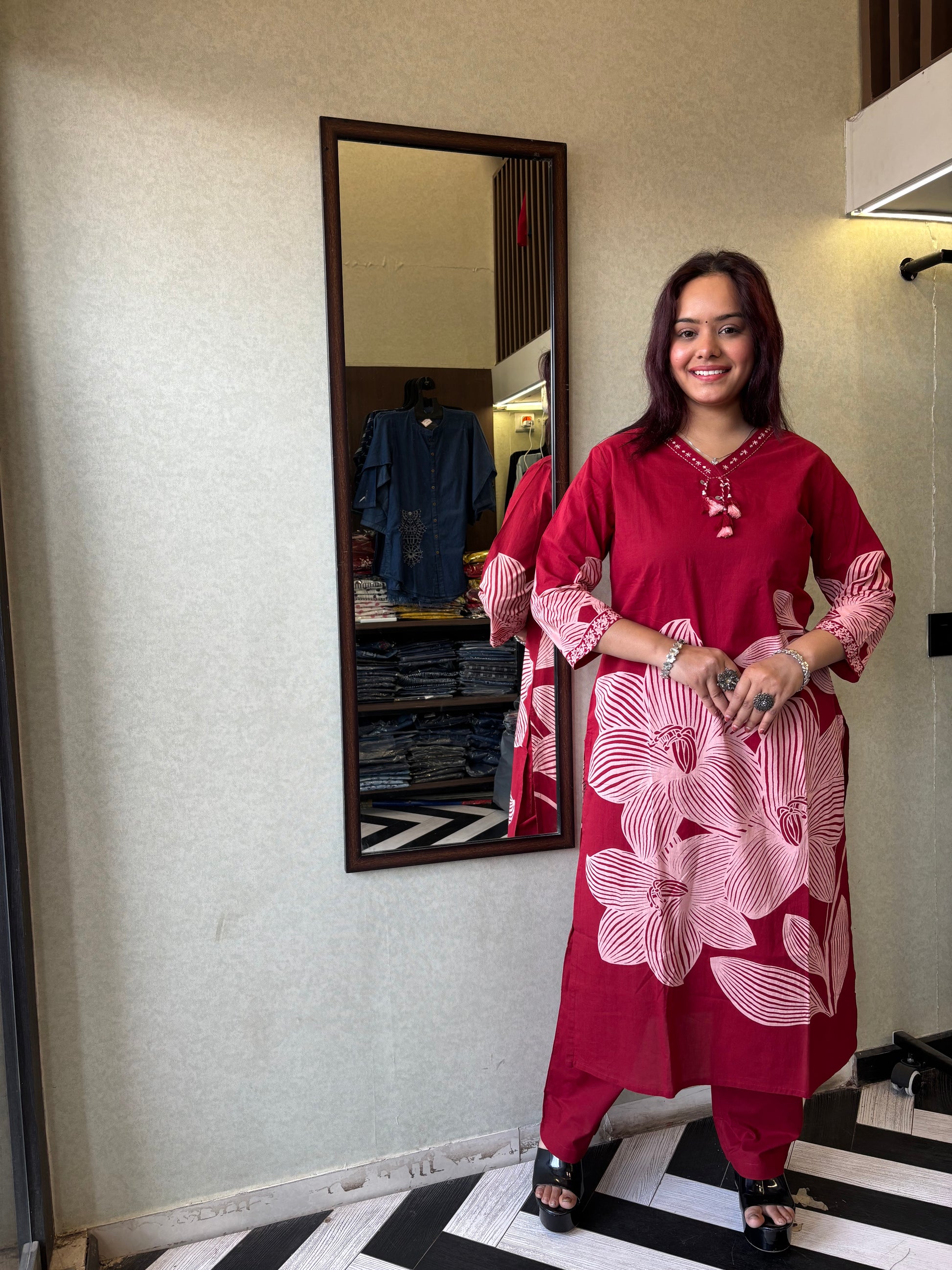 Pure Mull Cotton 3 Piece Cotton Set