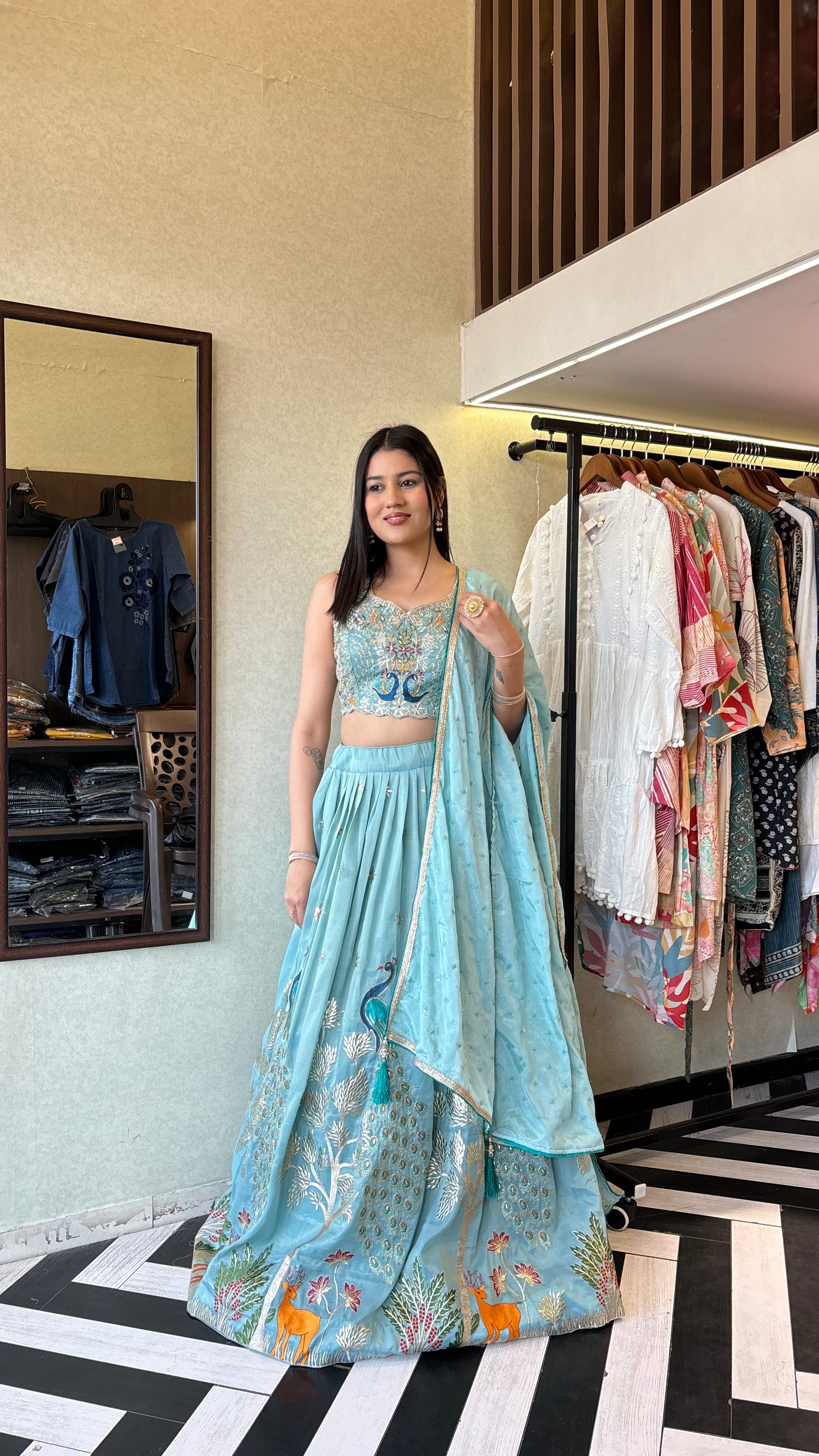 Pure Shimmer Morni 3 Piece Set(2 Colors)