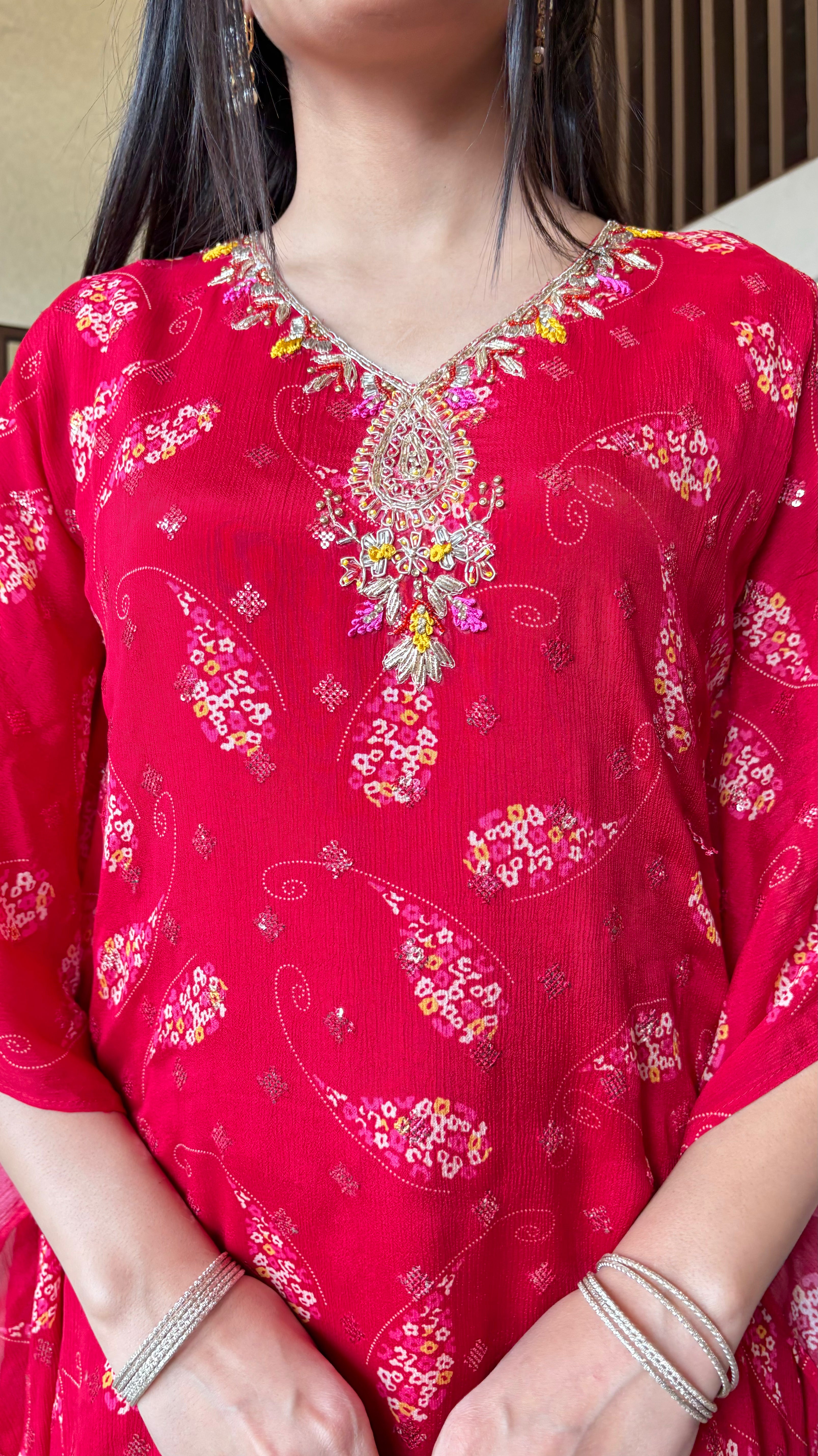 Image of Pure Chinnon 3 Piece kaftan style