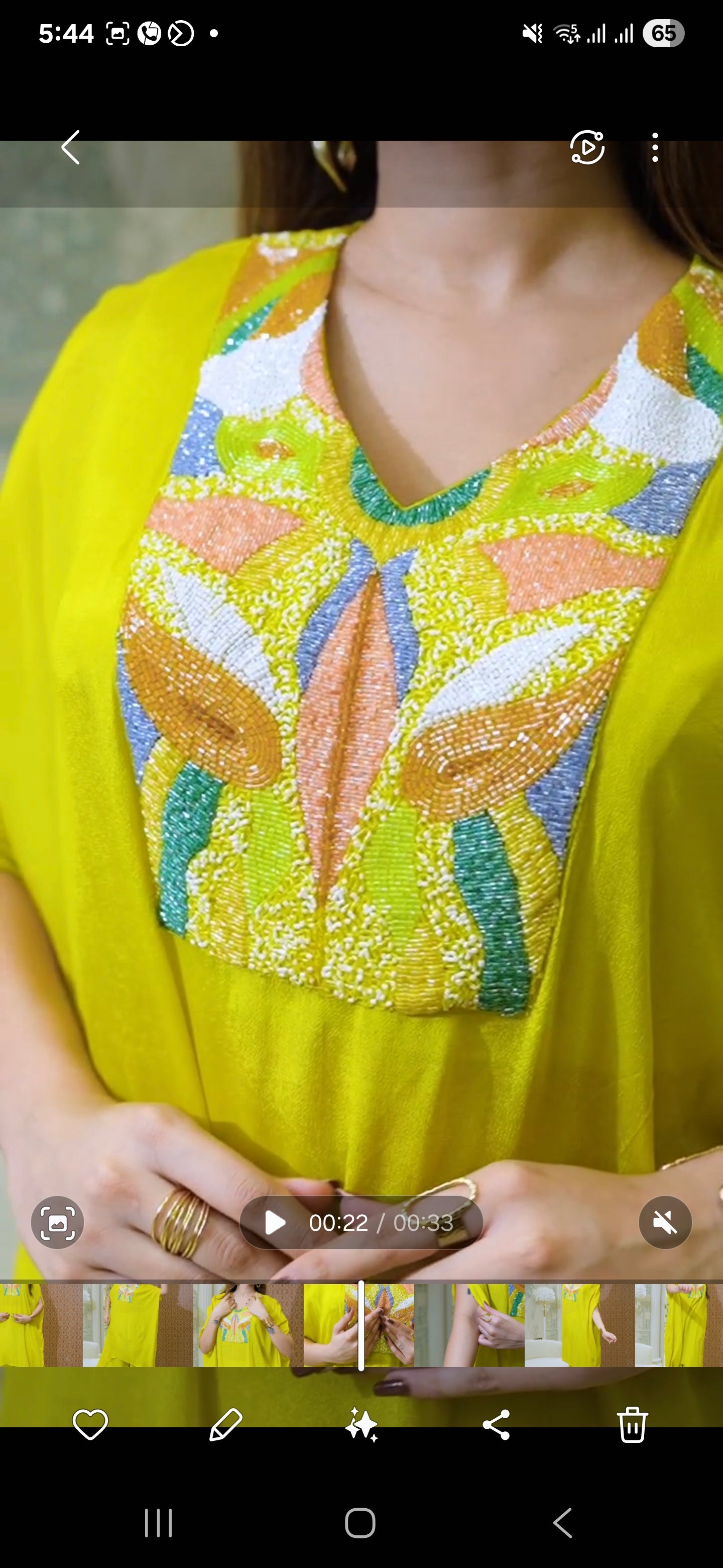 Glow in this stunning pure fabric 2-piece Indo-Western set in radiant yellow