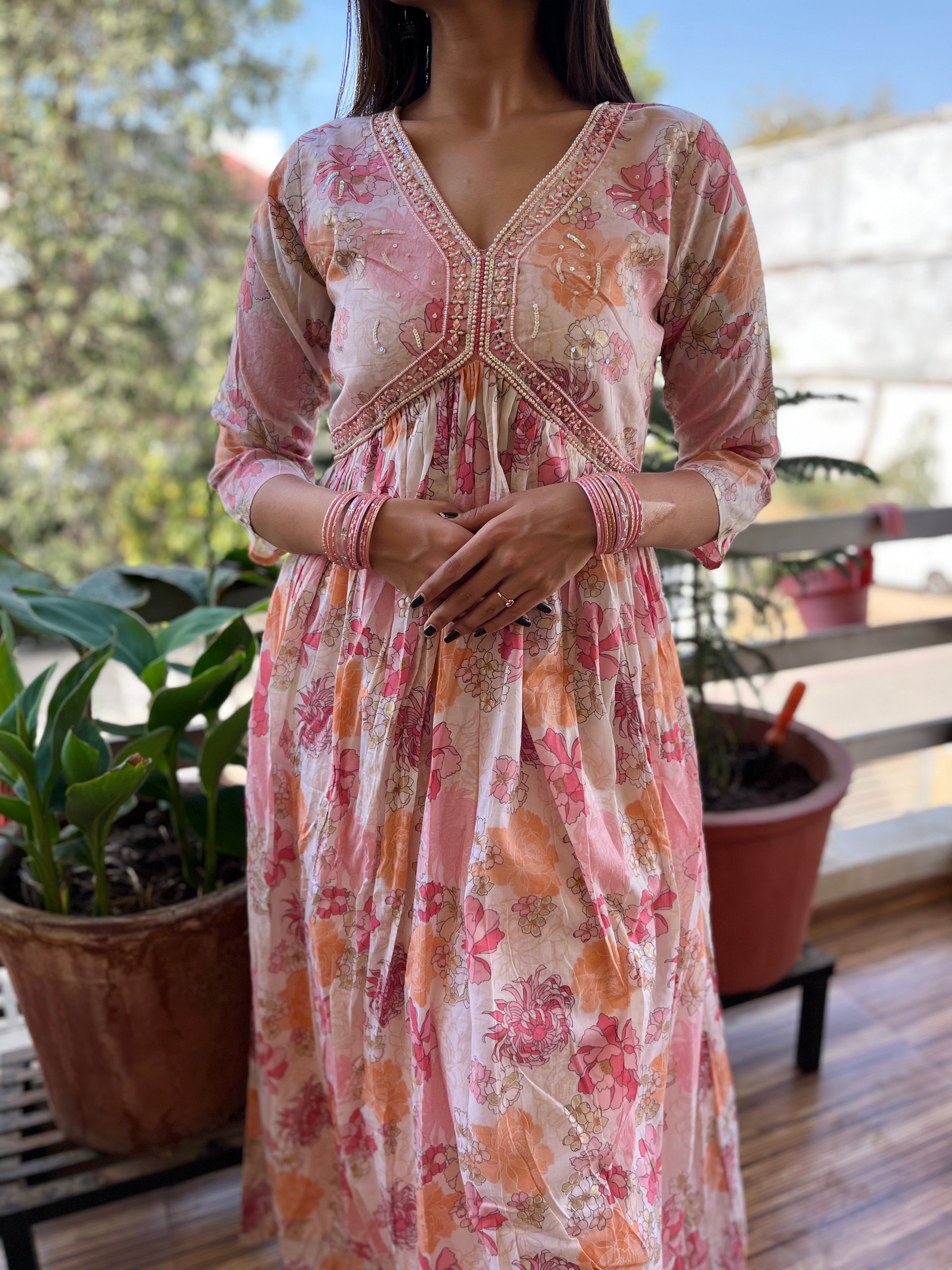 Image of Alia Cut Gown Kurti