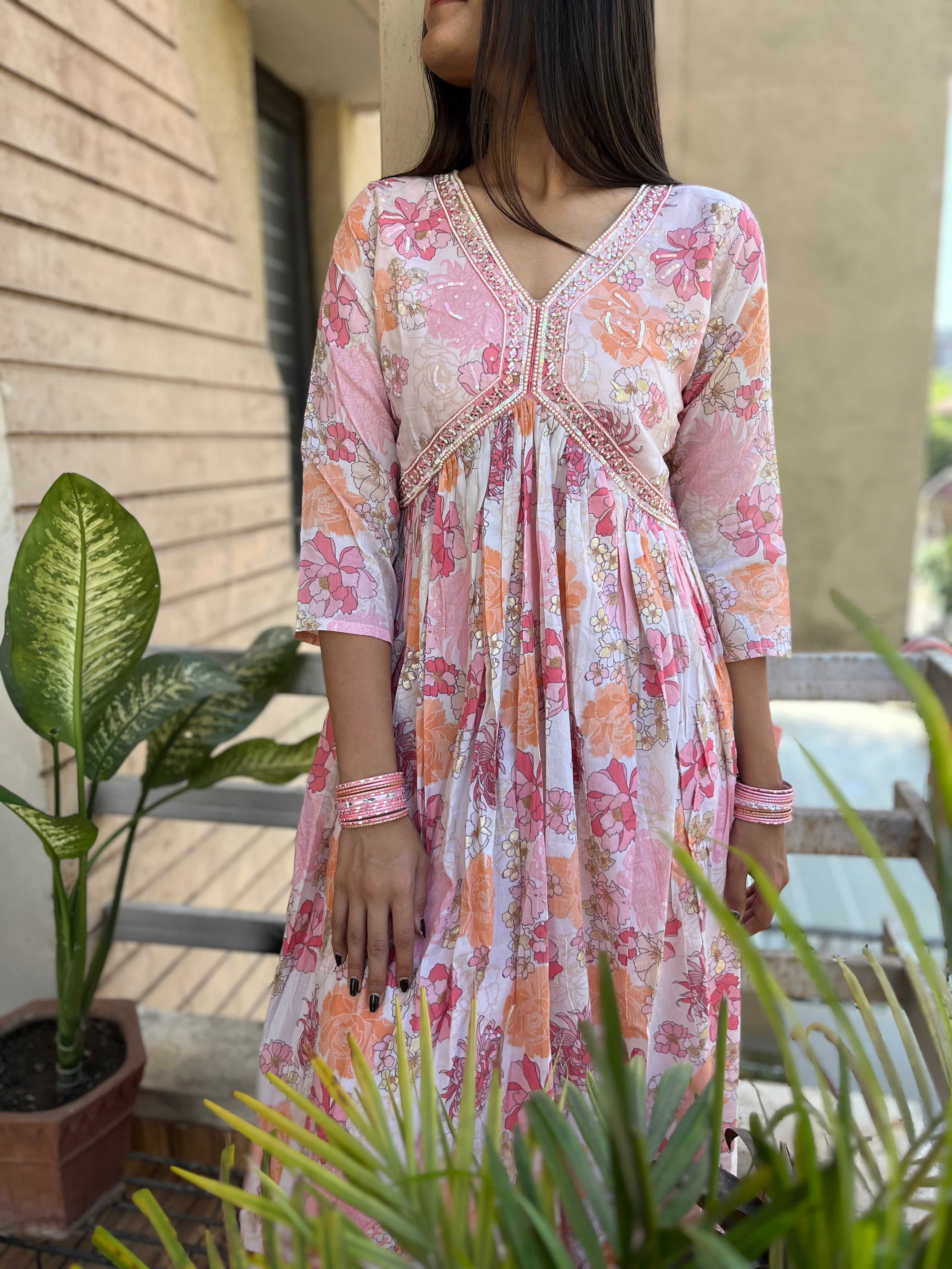 Image of Alia Cut Gown Kurti