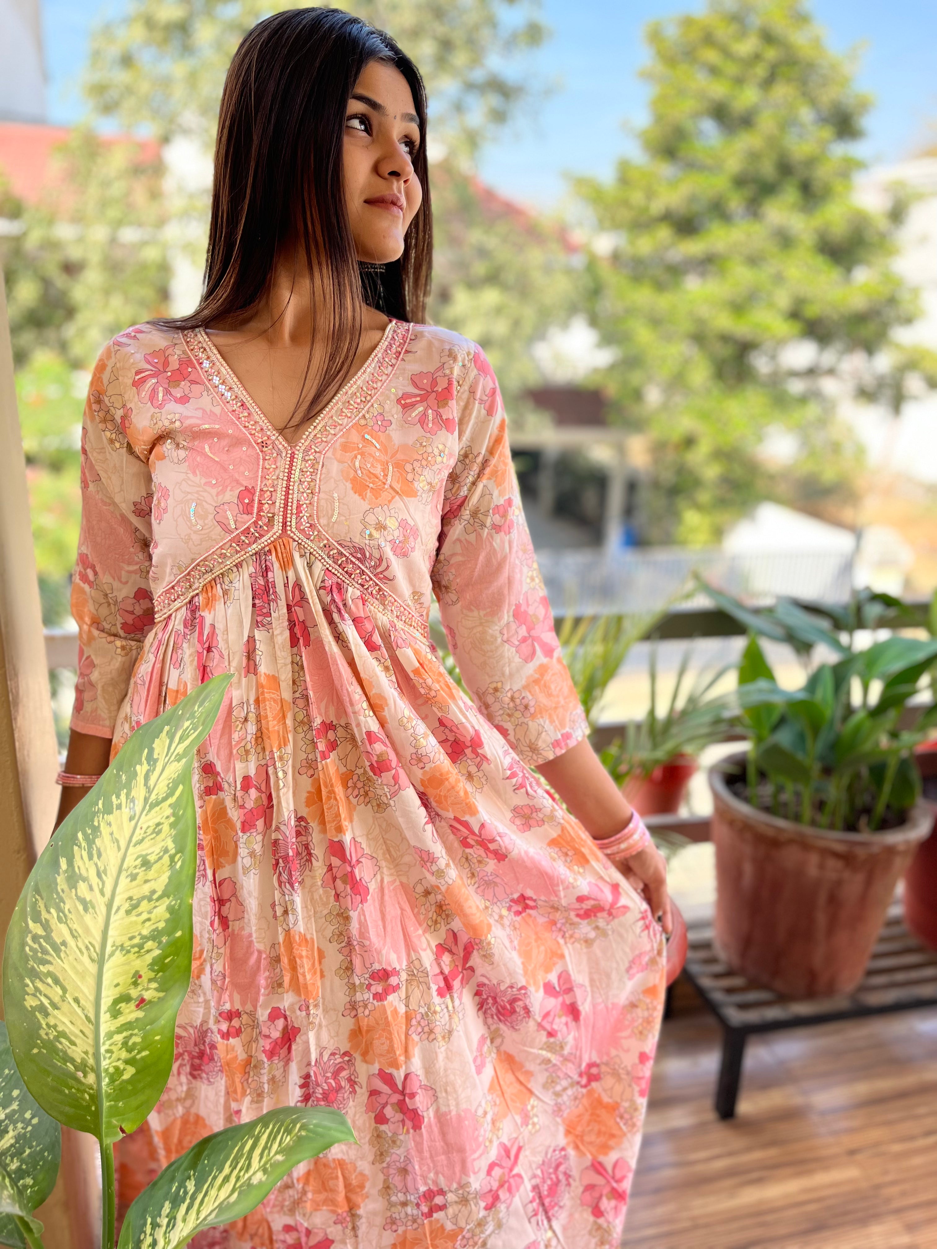 Image of Alia Cut Gown Kurti