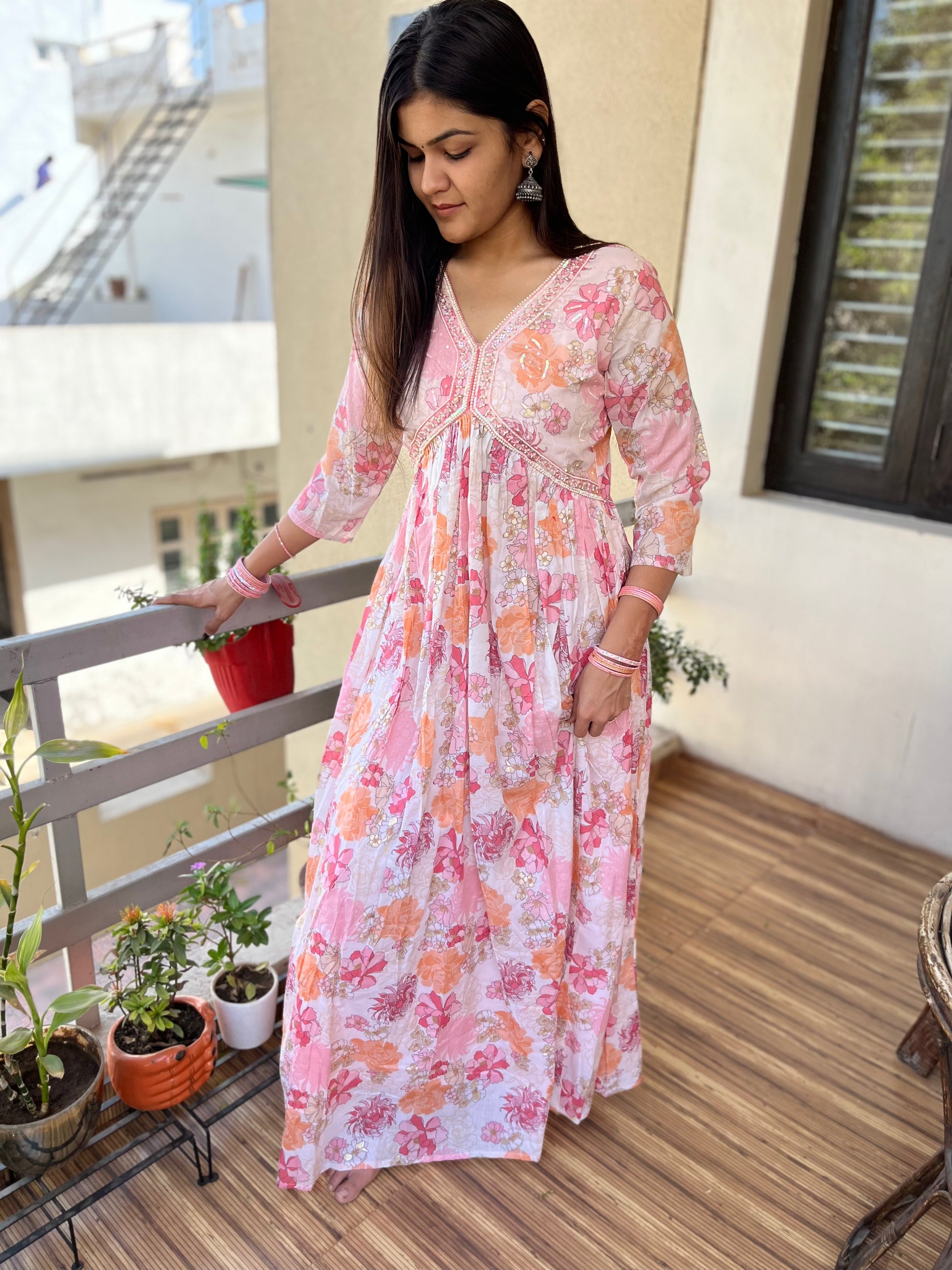 Alia Cut Gown Kurti