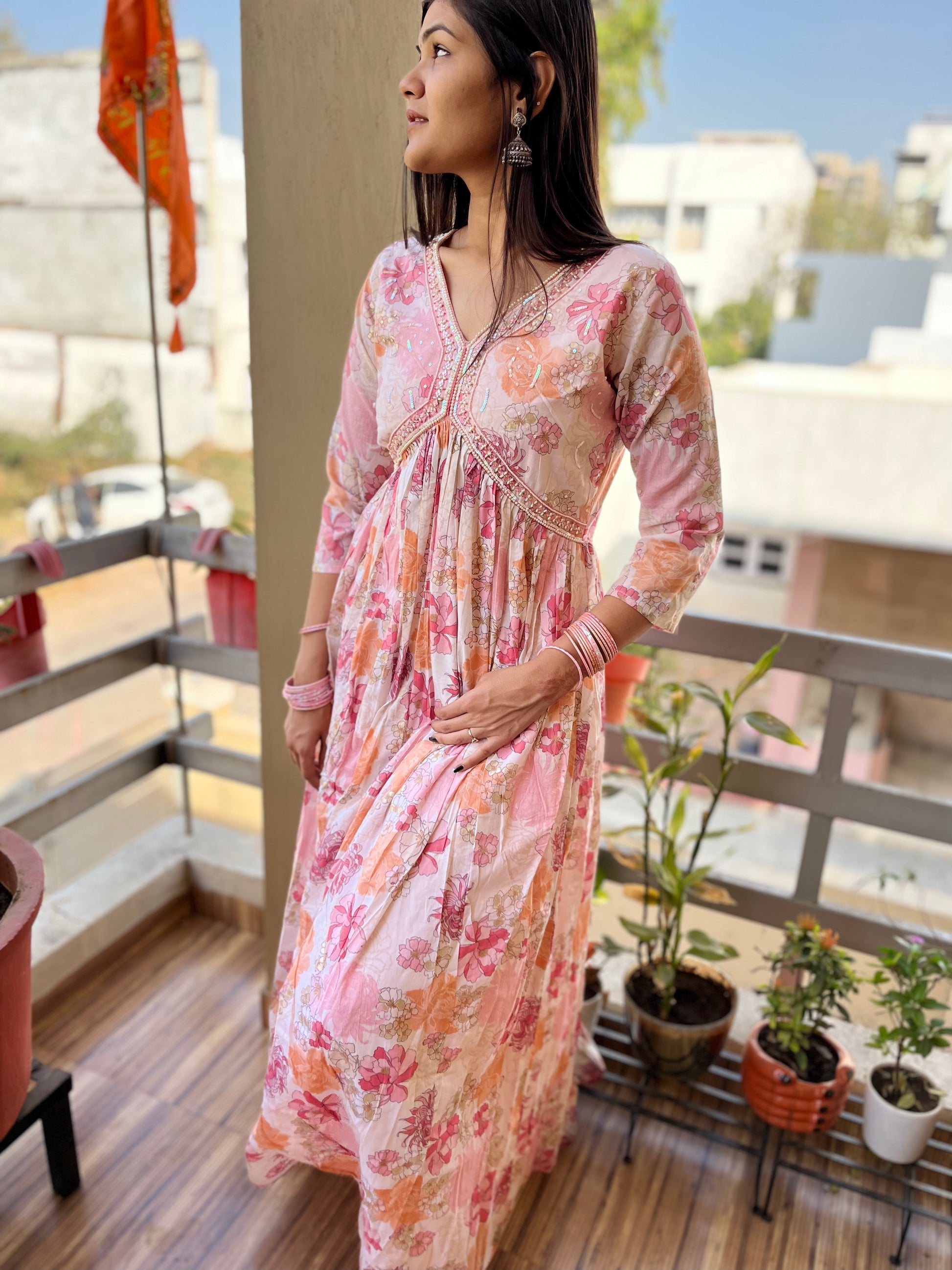 Alia Cut Gown Kurti