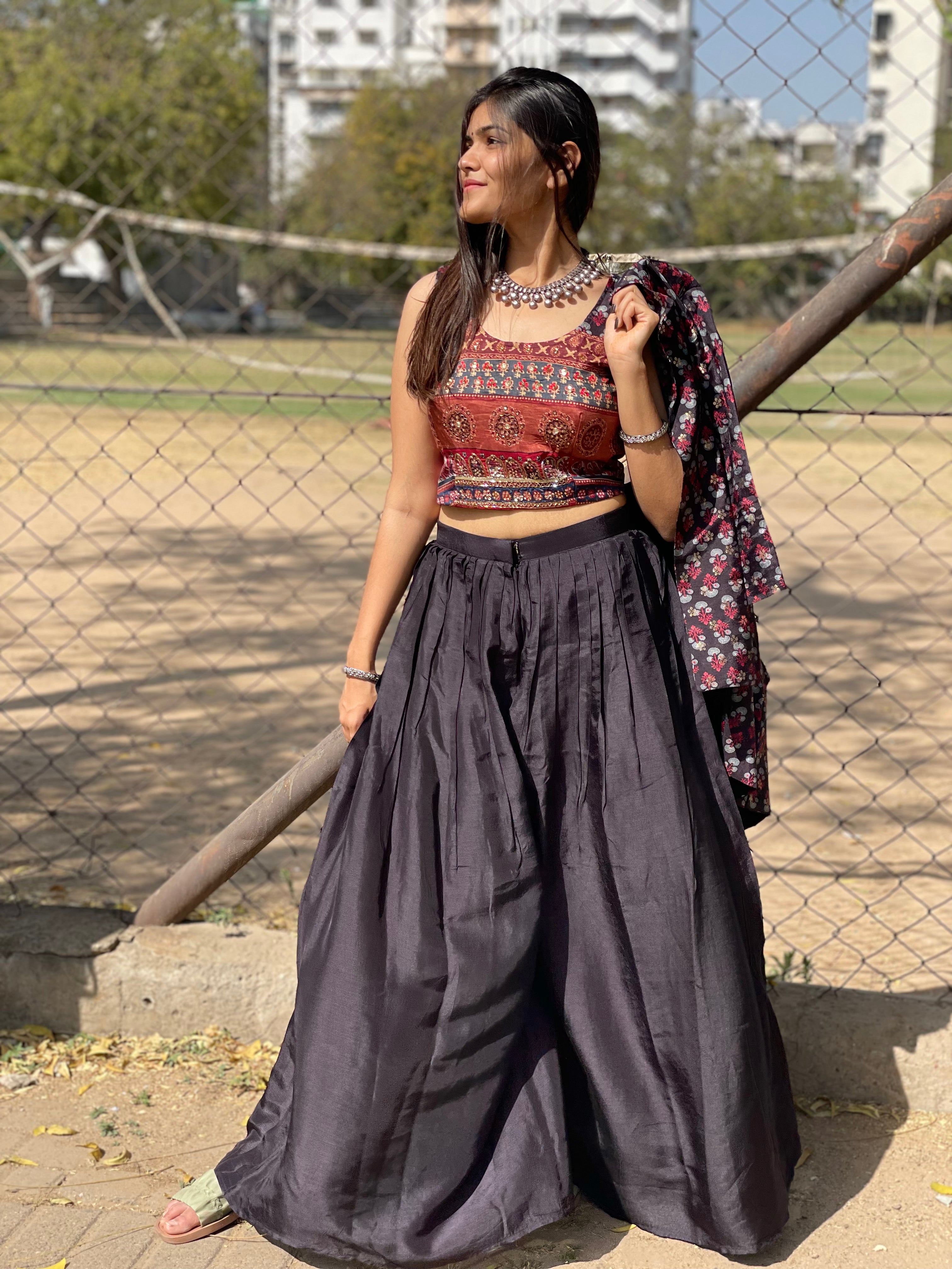 Image of Royal Multicolor Coords - 3 Piece
