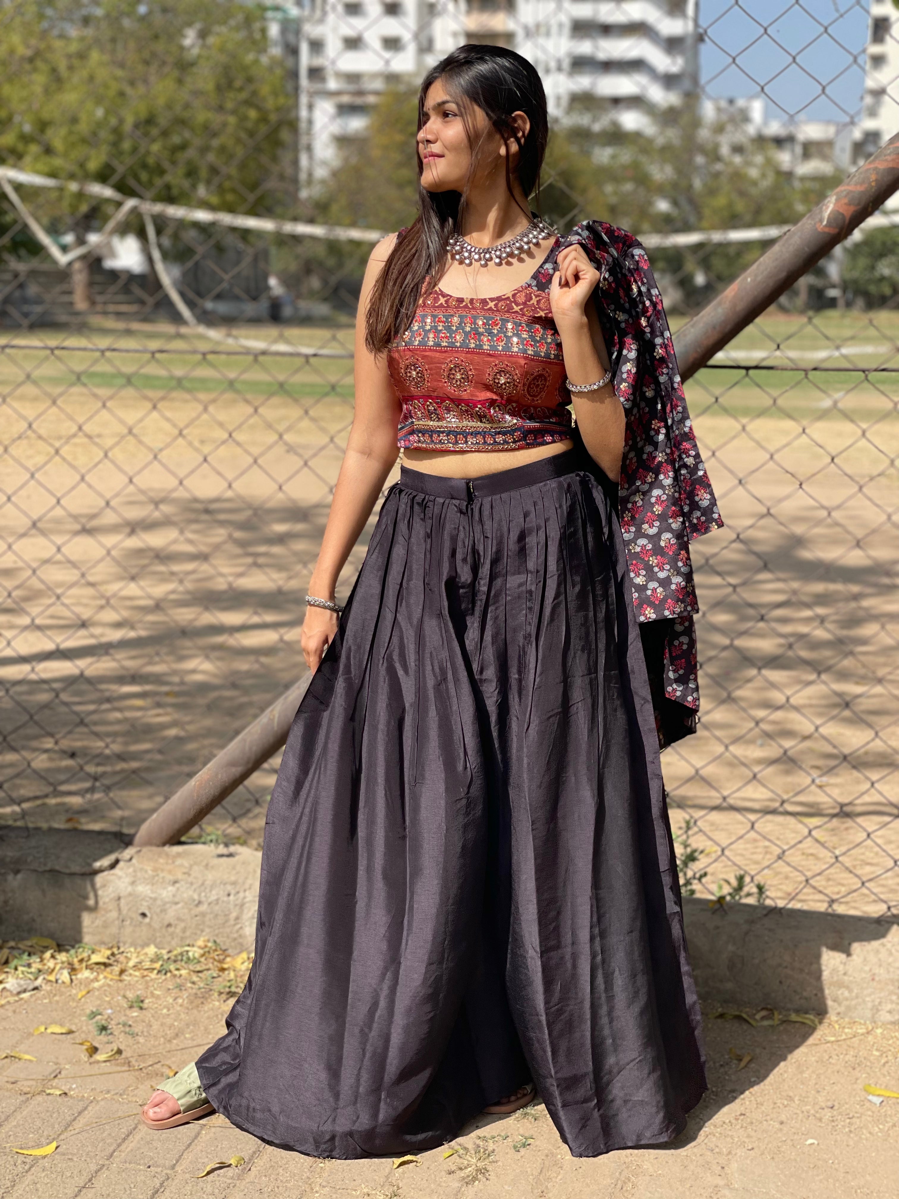 Image of Royal Multicolor Coords - 3 Piece