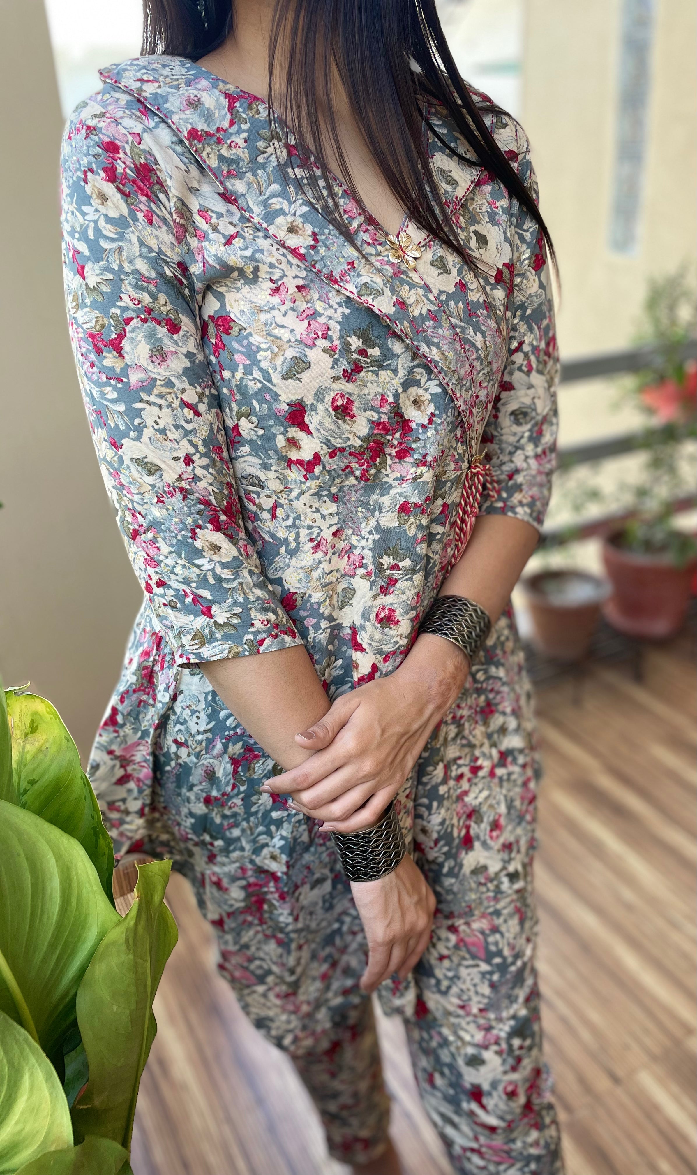 Image of Flower Print Co-ord Set - White