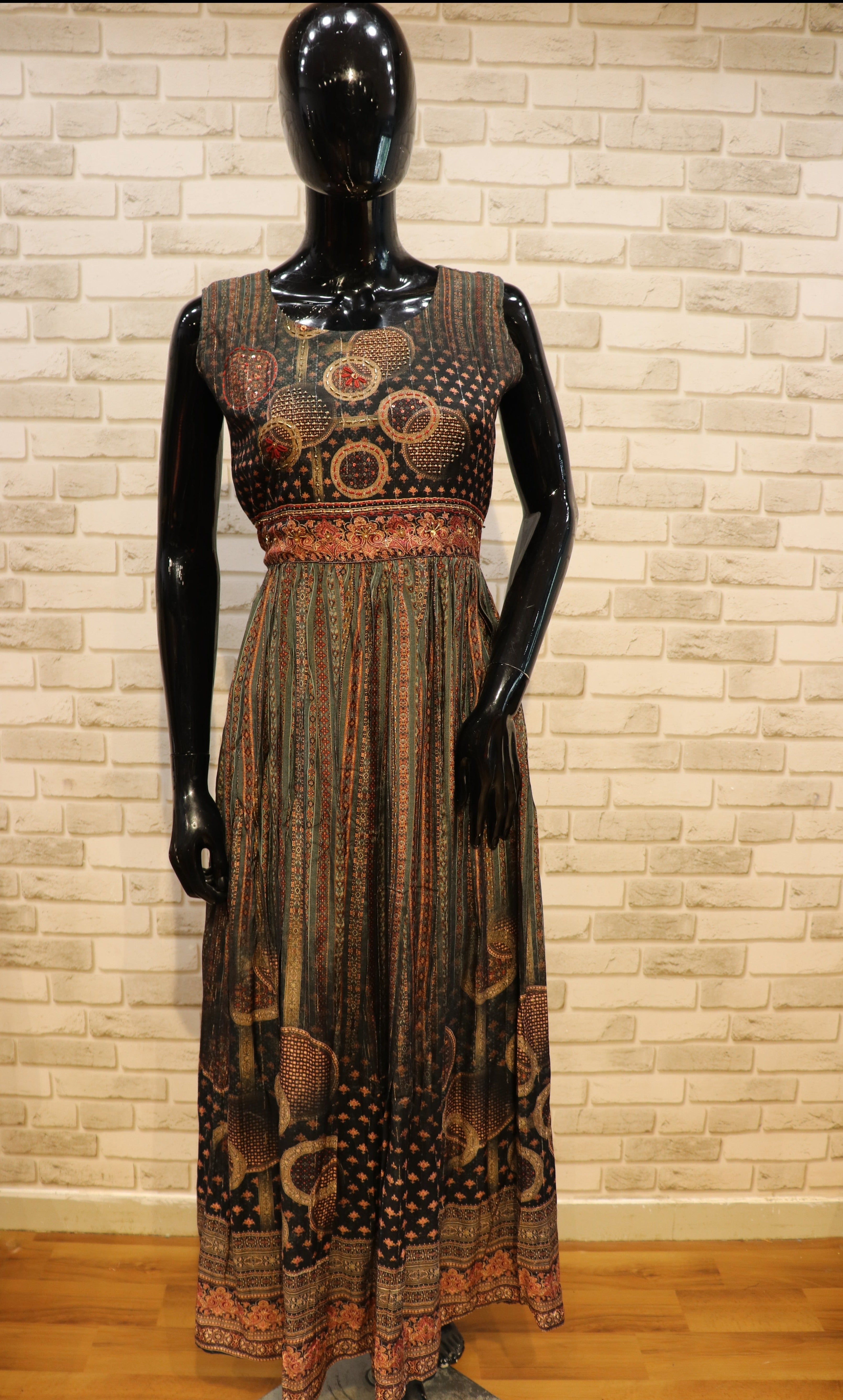 Image of Pure Muslin Gown Kurti 