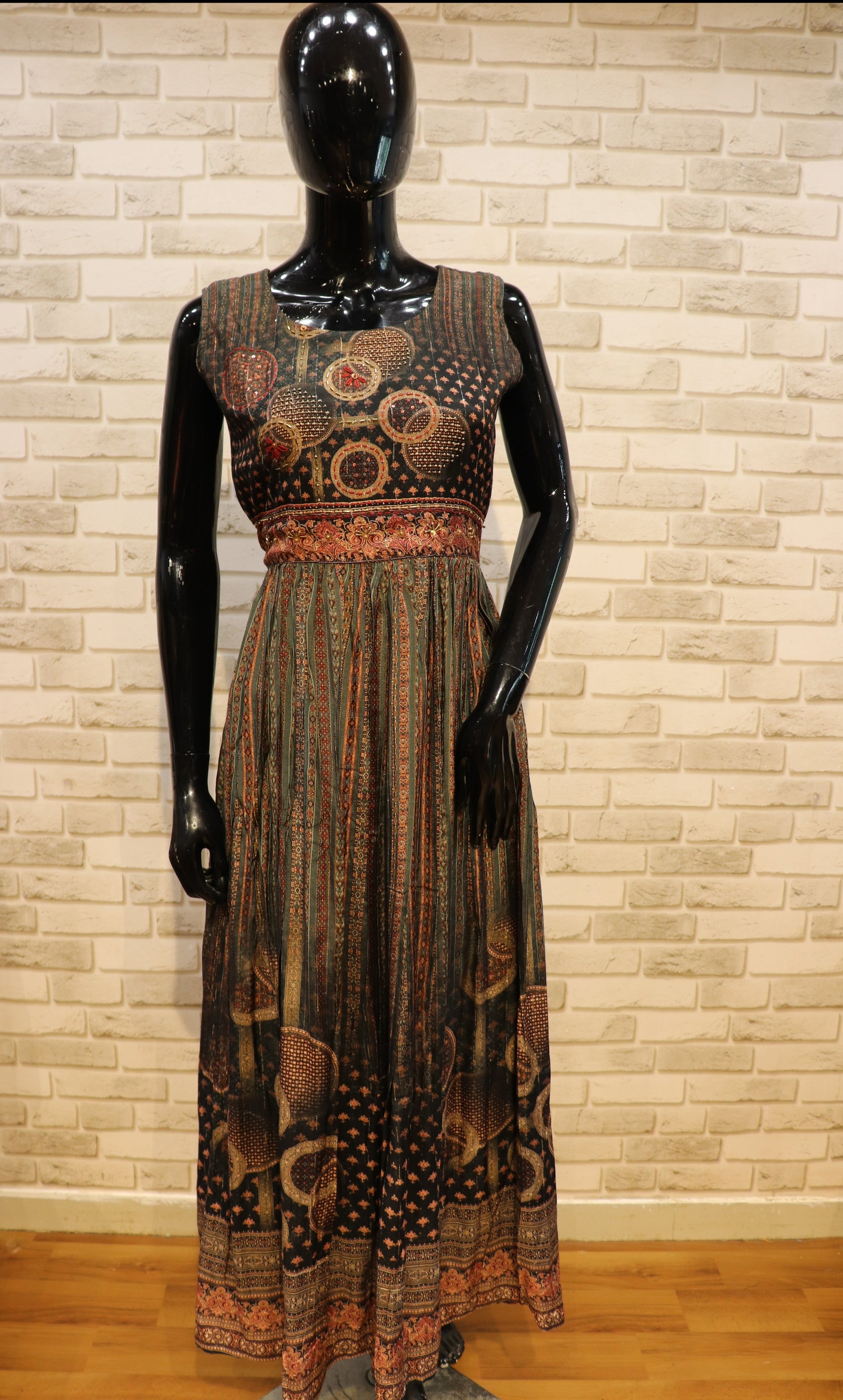 Pure Muslin Gown Kurti 