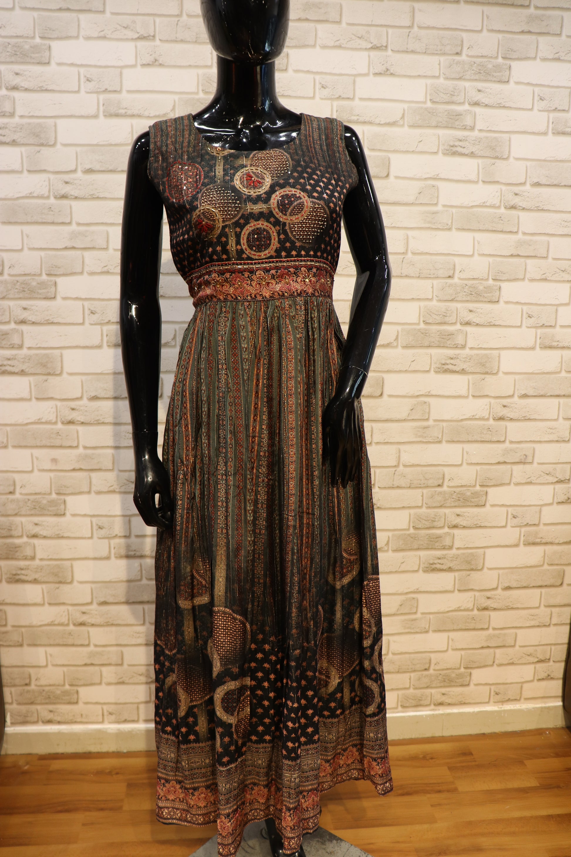 Pure Muslin Gown Kurti 