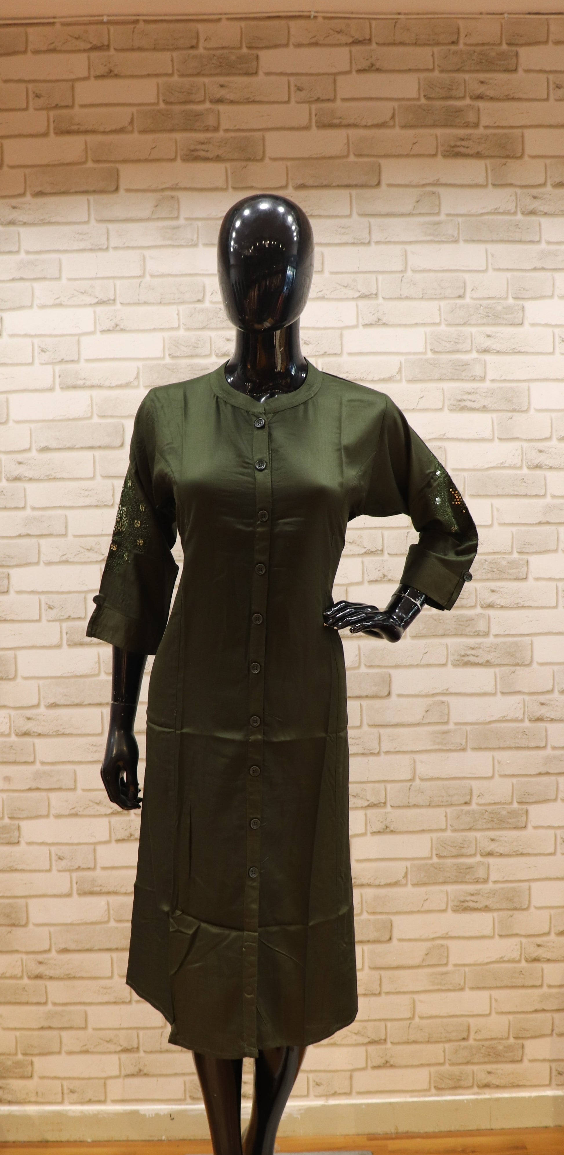 Multi Fabric - Straight Kurti