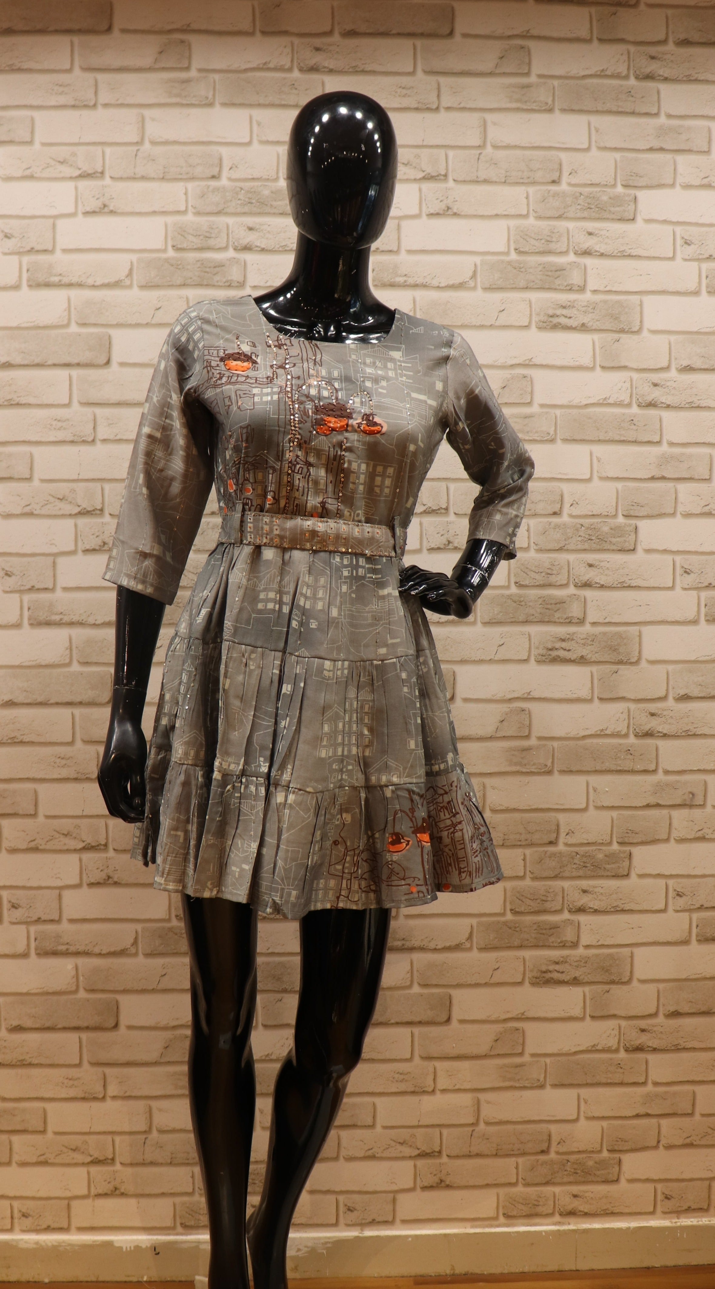 Image of Pure Lucknowi Tunics - Full Embroidery